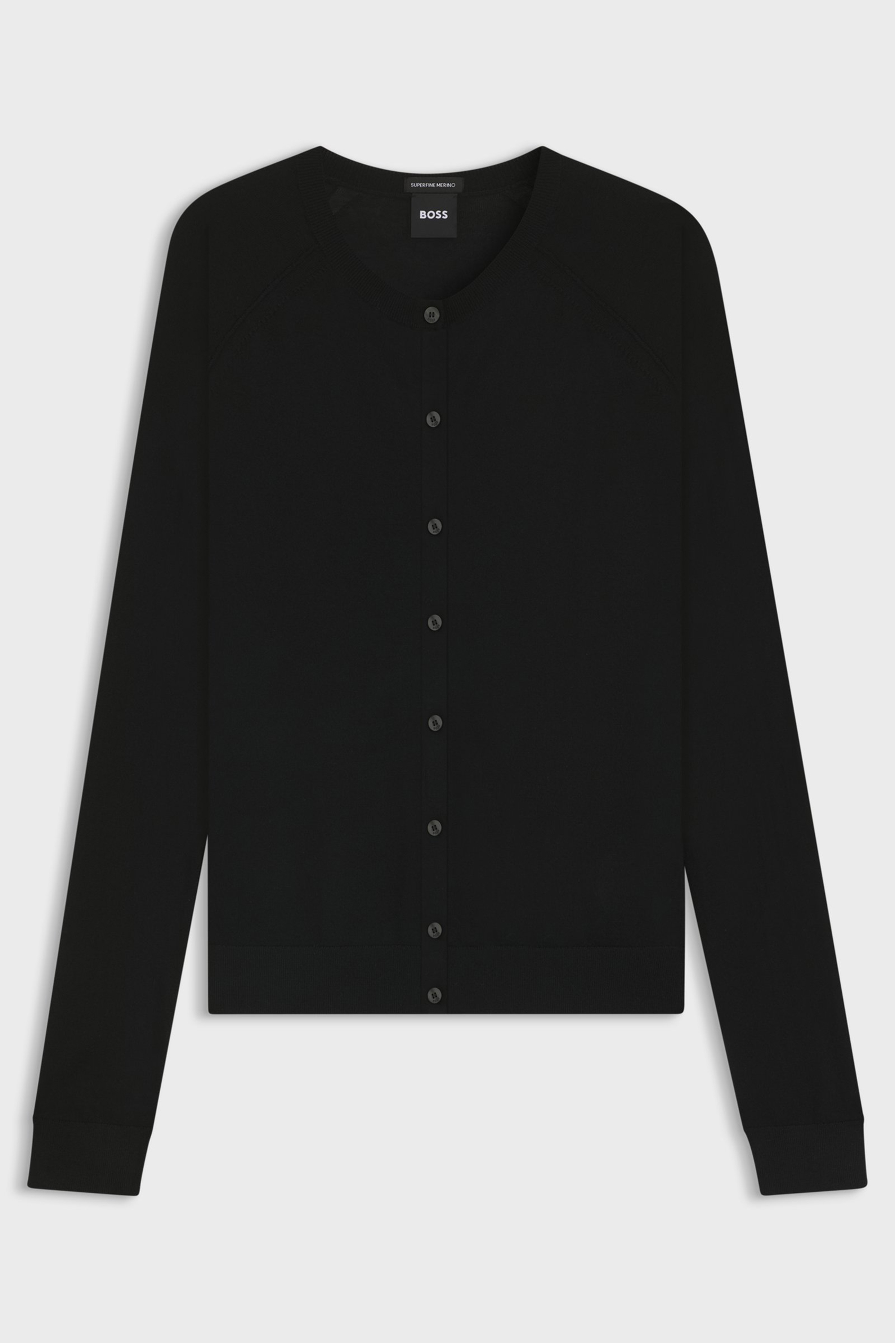 BOSS Slim Fit Superfine Virgin Wool Fonami Ferpina Langarm, Ärmel, Strickwaren, Pullover, Mantel