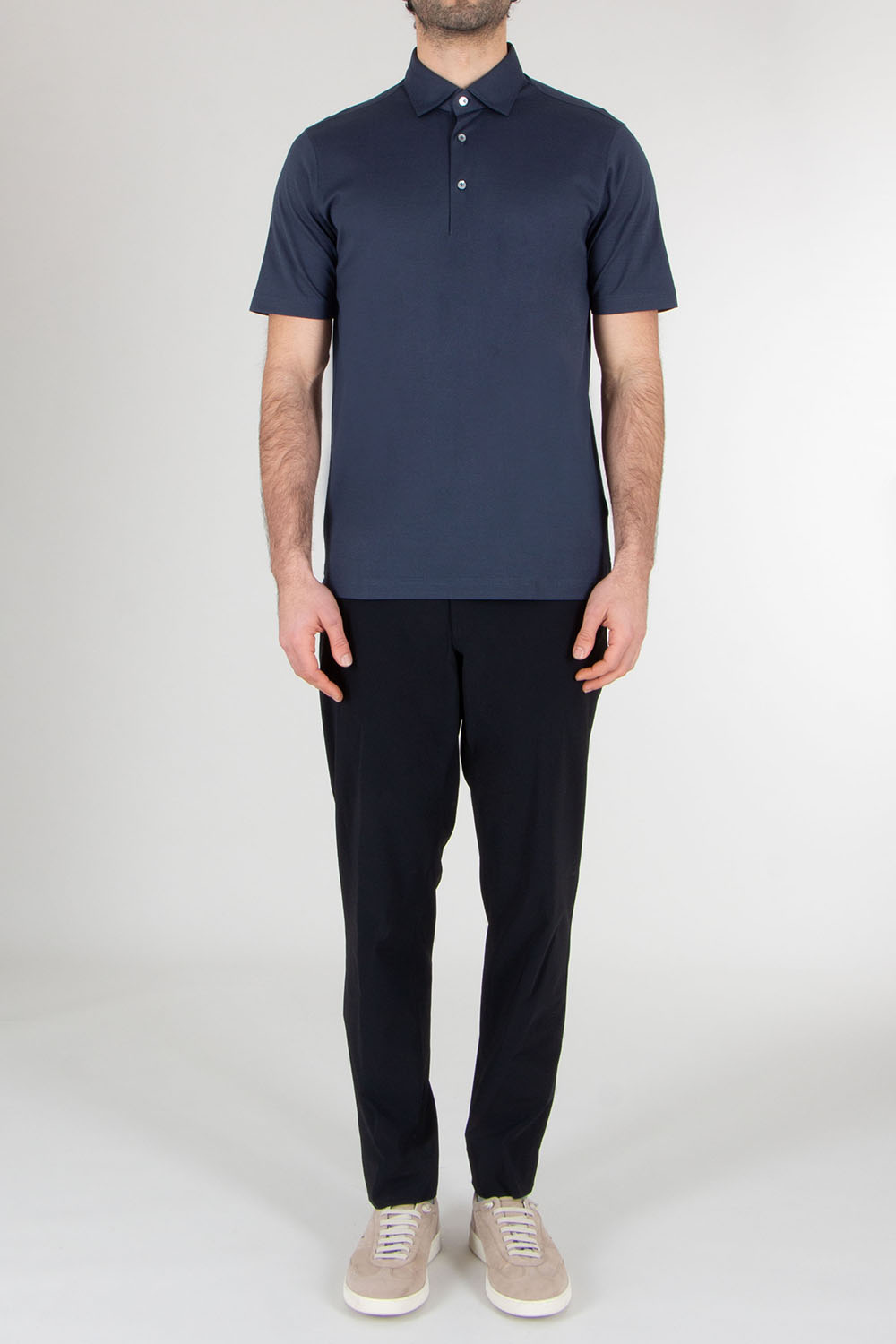 STEFAN BRANDT Regular Fit Urpima Sea Island Ultra Cotton Piqué Polo Shirt Luca