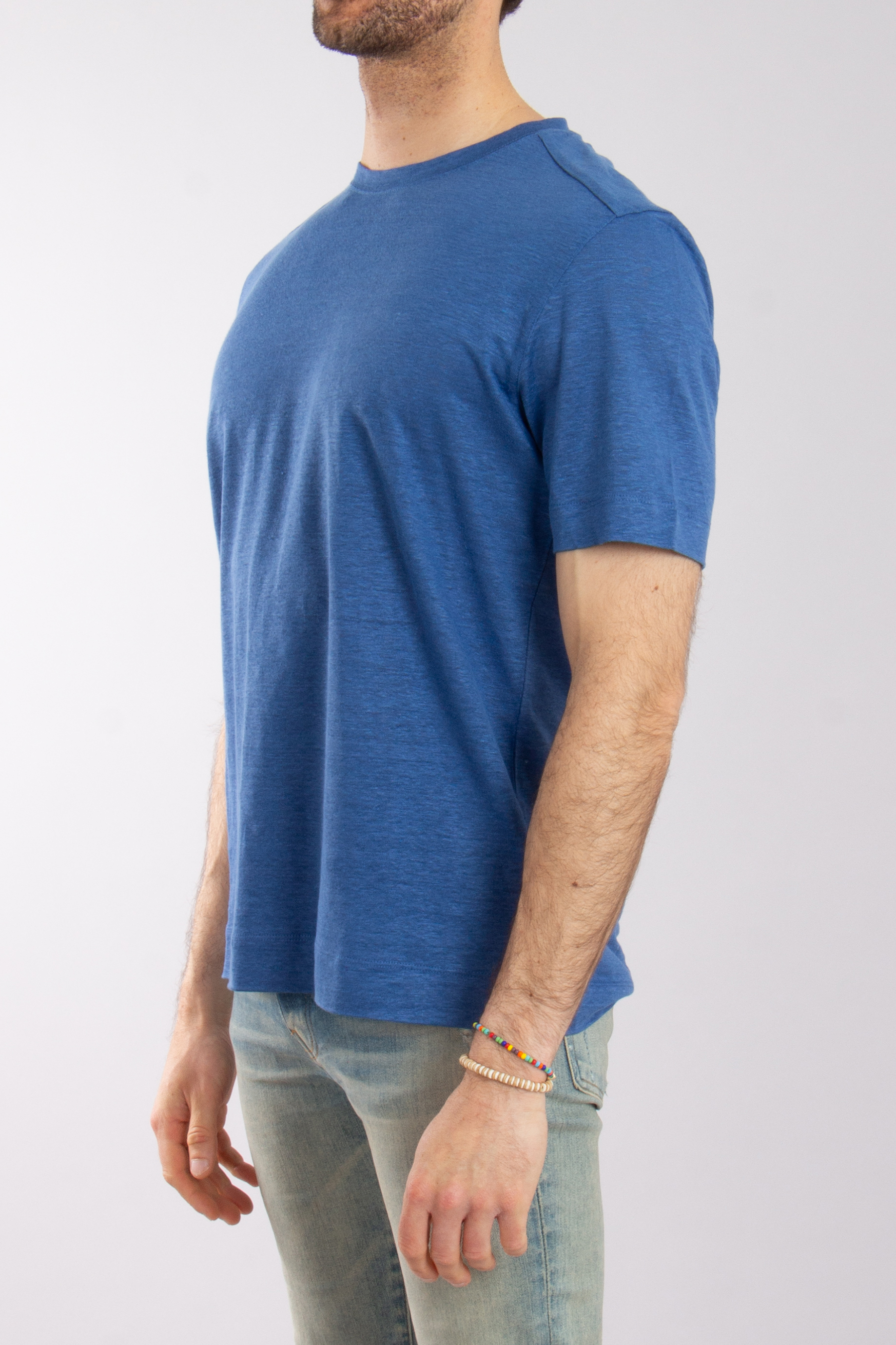 ZEGNA Regular Fit Linen T-Shirt