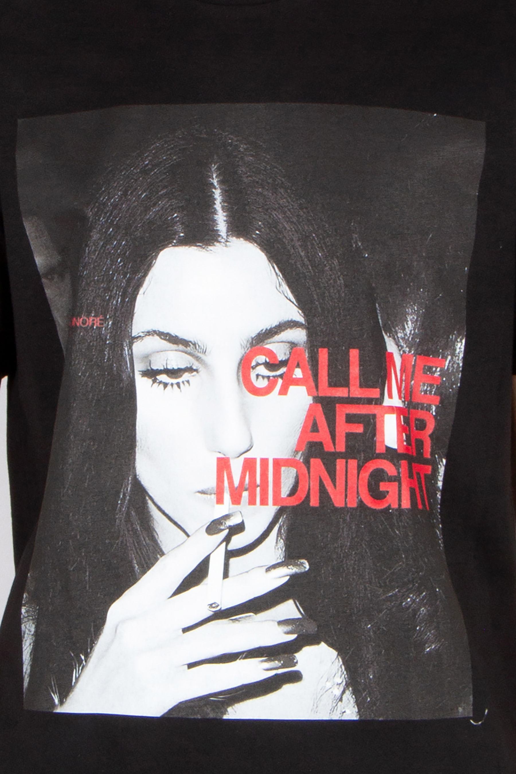 ELITÈ Regular Fit Cher Print Cotton Jersey T-Shirt Person, Werbung, Plakat, Gesicht, Buch