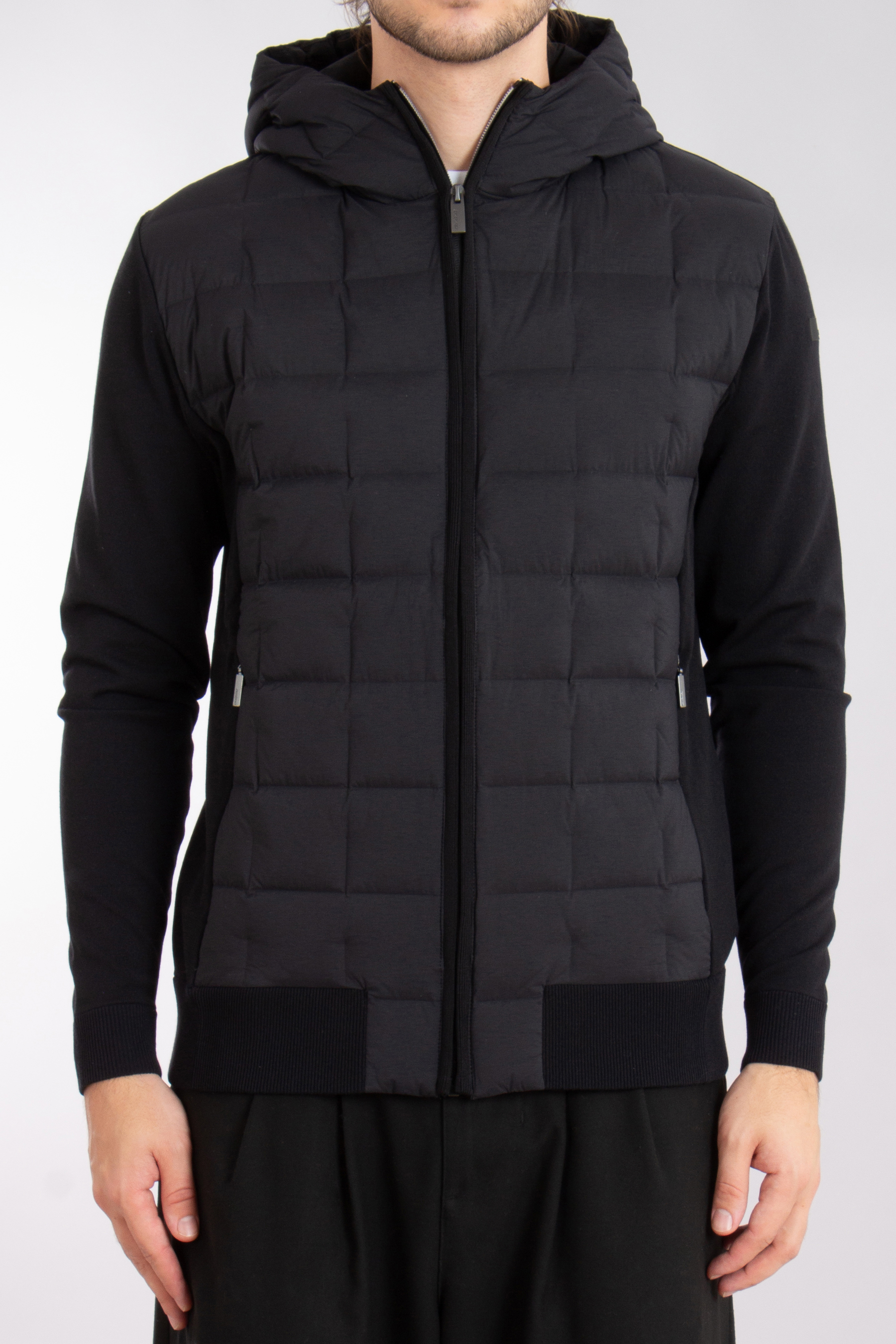 RRD Duck Down Cotton Blend Knit Jacket RRD Duck Down Cotton Blend Knit Jacket