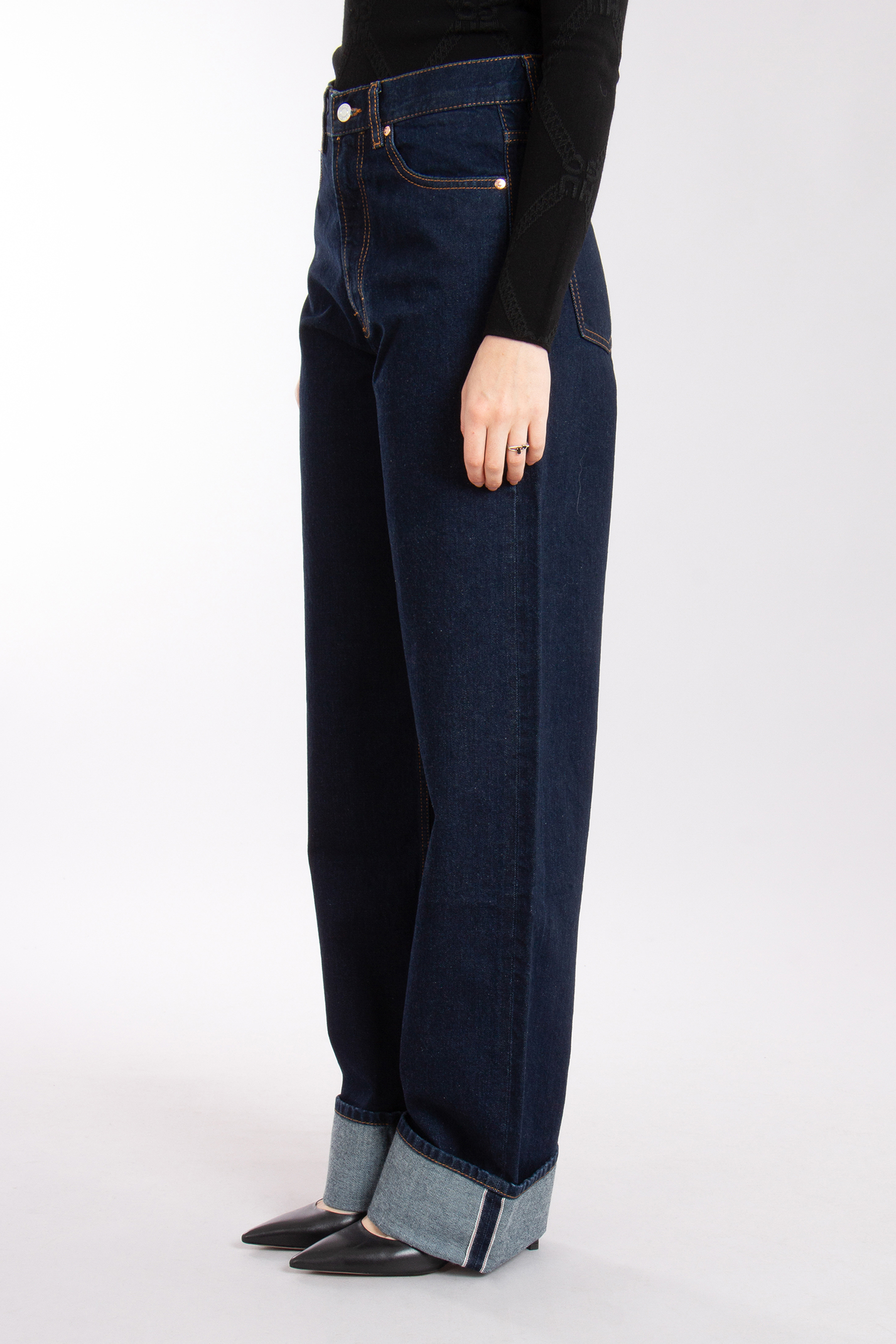 HUGO Straight Cotton Denim Jeans Gealena HUGO Straight Cotton Denim Jeans Gealena