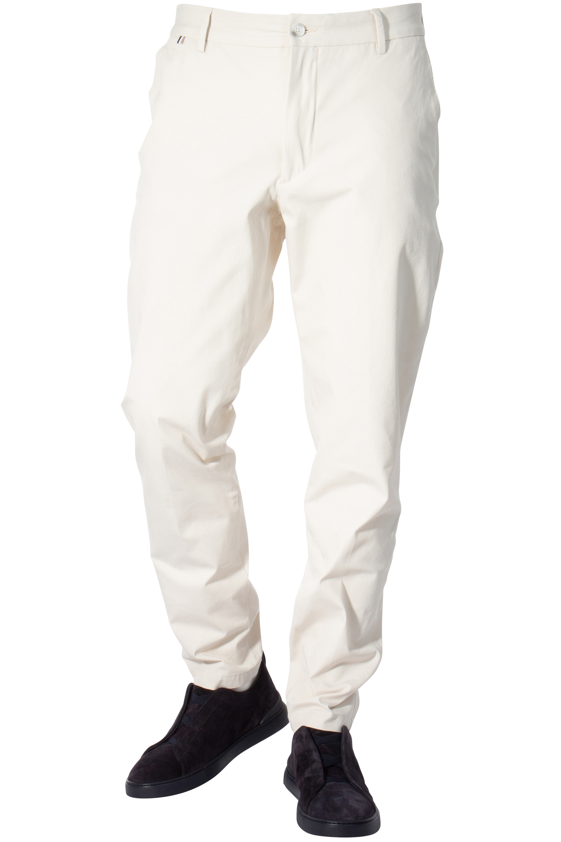 BOSS Regular Tapered Fit Stretch Cotton Blend Pants Kane BOSS Regular Tapered Fit Stretch Cotton Blend Pants Kane