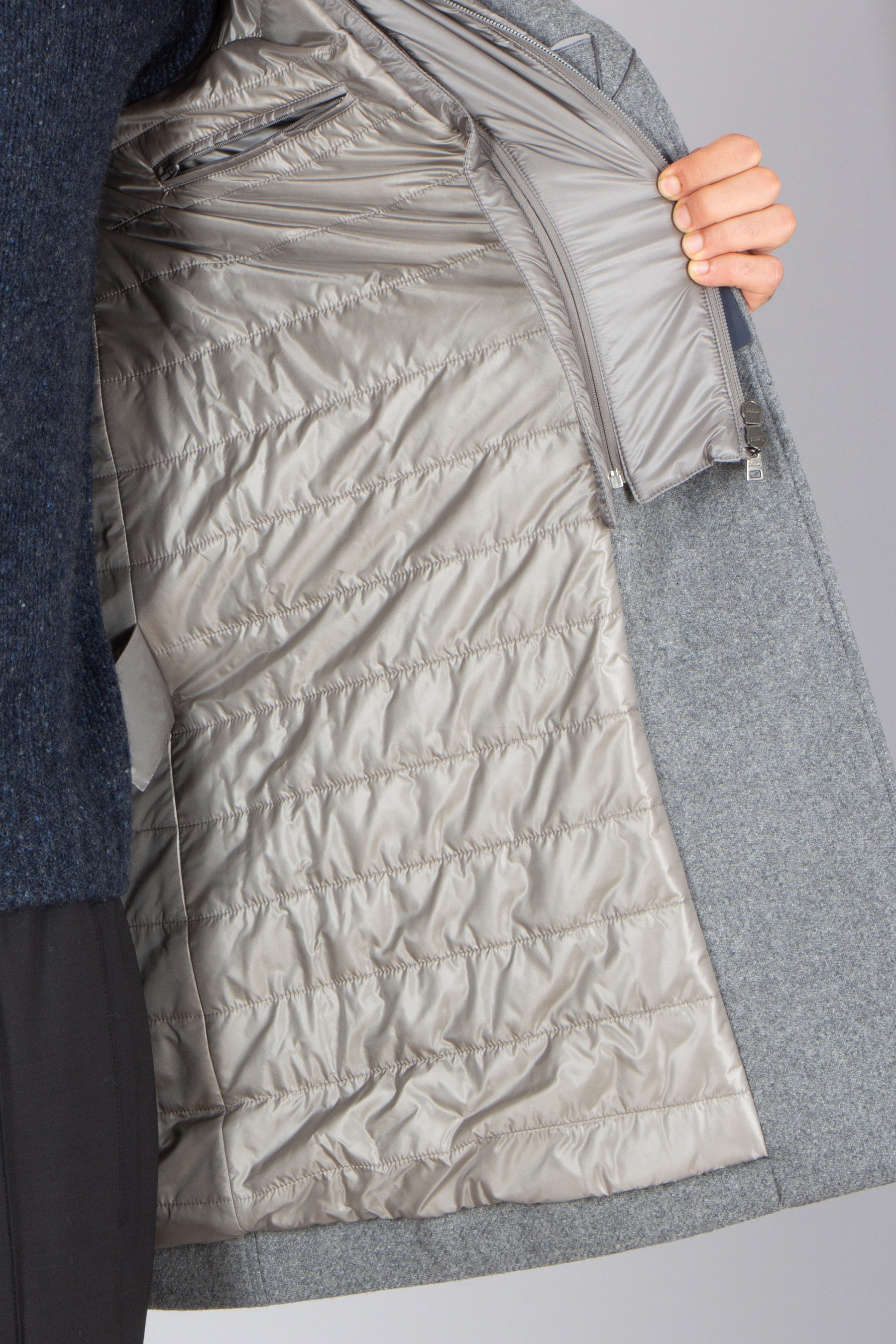 HERNO Regular Fit 2-in-1 Wool Blend Coat Bekleidung, Mantel, Jacke