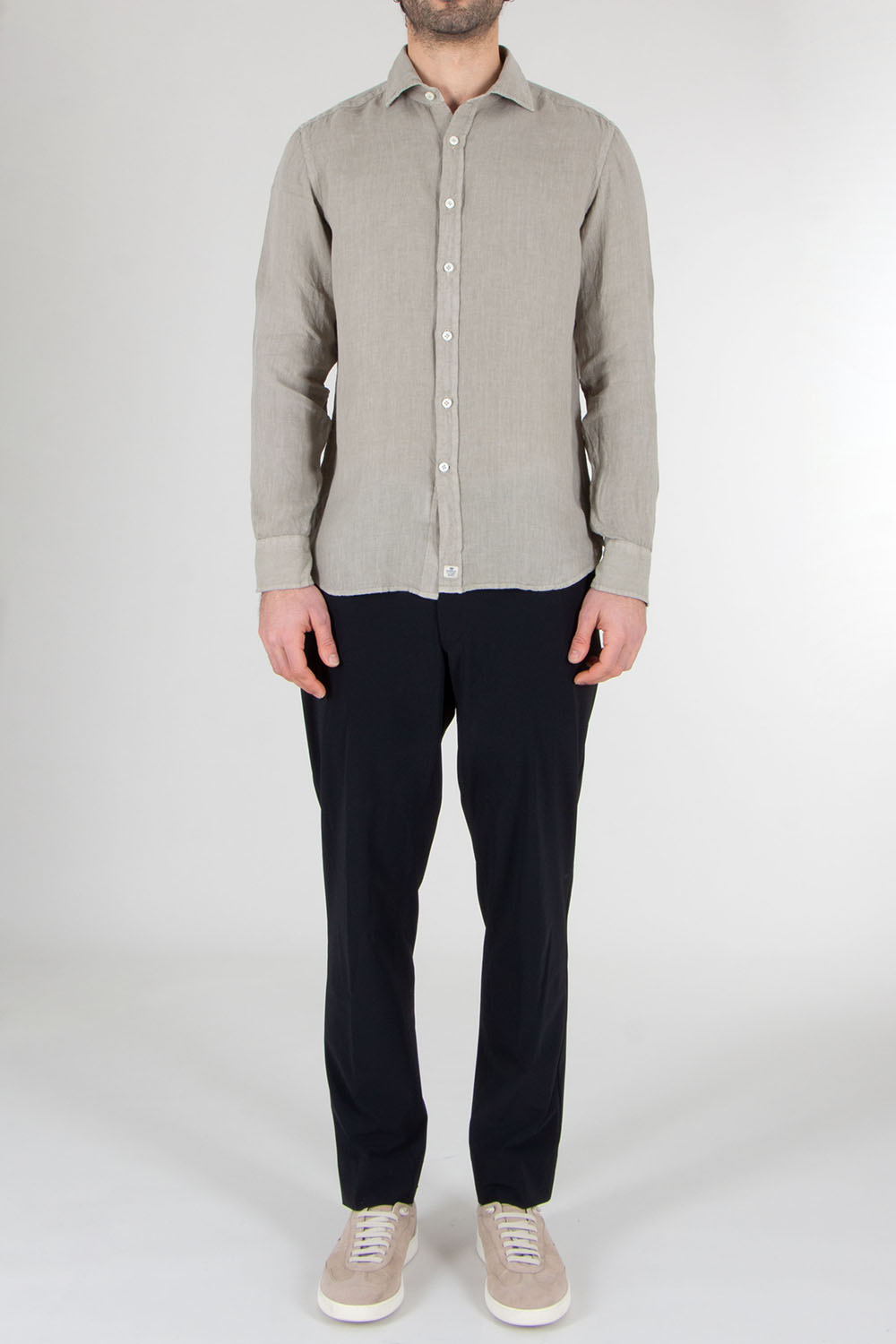 SONRISA Regular Fit Linen Shirt