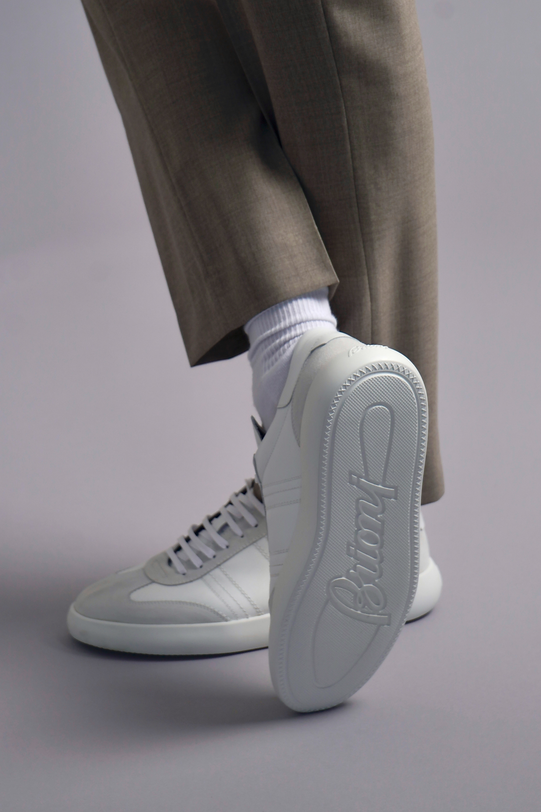BRIONI Calf Leather & Suede Sneakers BRIONI Calf Leather & Suede Sneakers