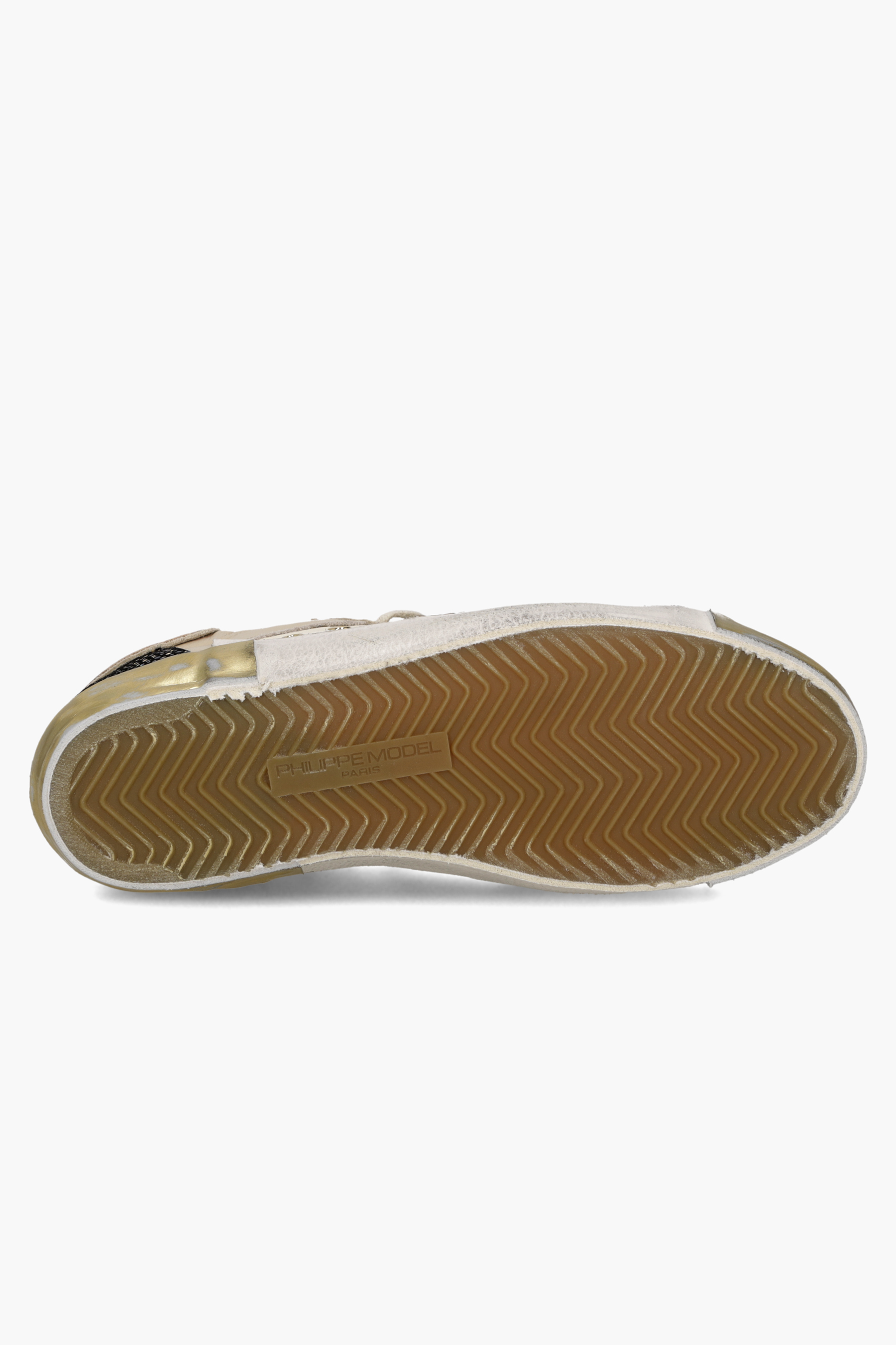 PHILIPPE MODEL Leather & Suede Sneakers Prsx Low Bekleidung, Schuhwerk, Schuh, Sneaker, Wildleder