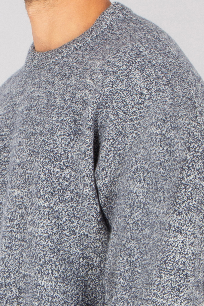 BOSS Relaxed Fit Virgin Wool Crew Neck Sweater C-Hercole Bekleidung, Strickwaren, Pullover, Mantel, Jeans