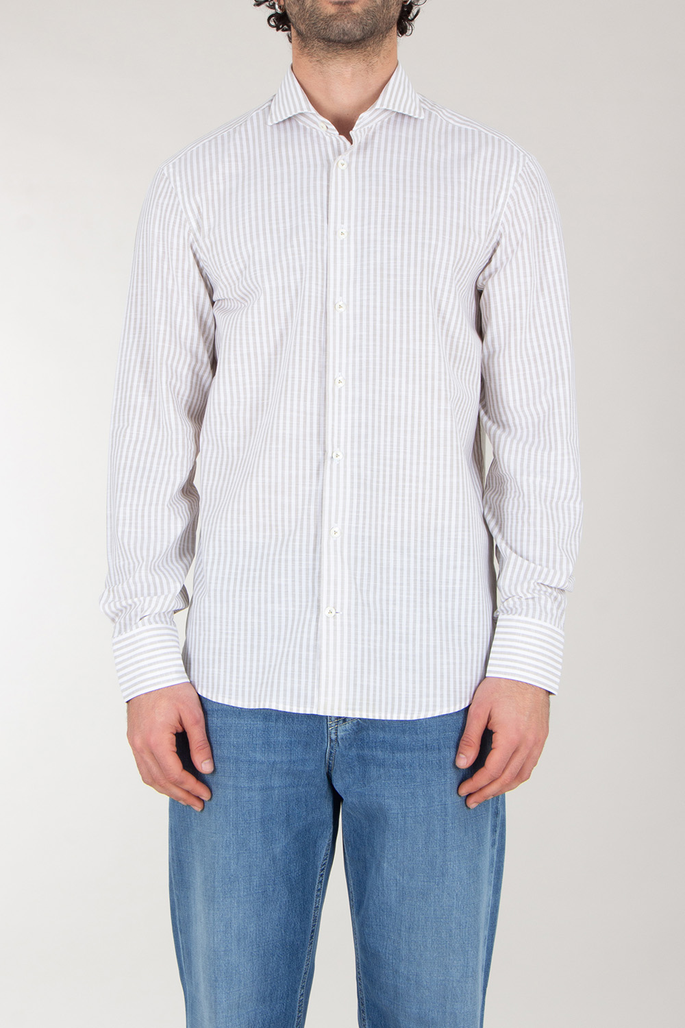 VAN LAACK Striped Cotton Shirt Reso
