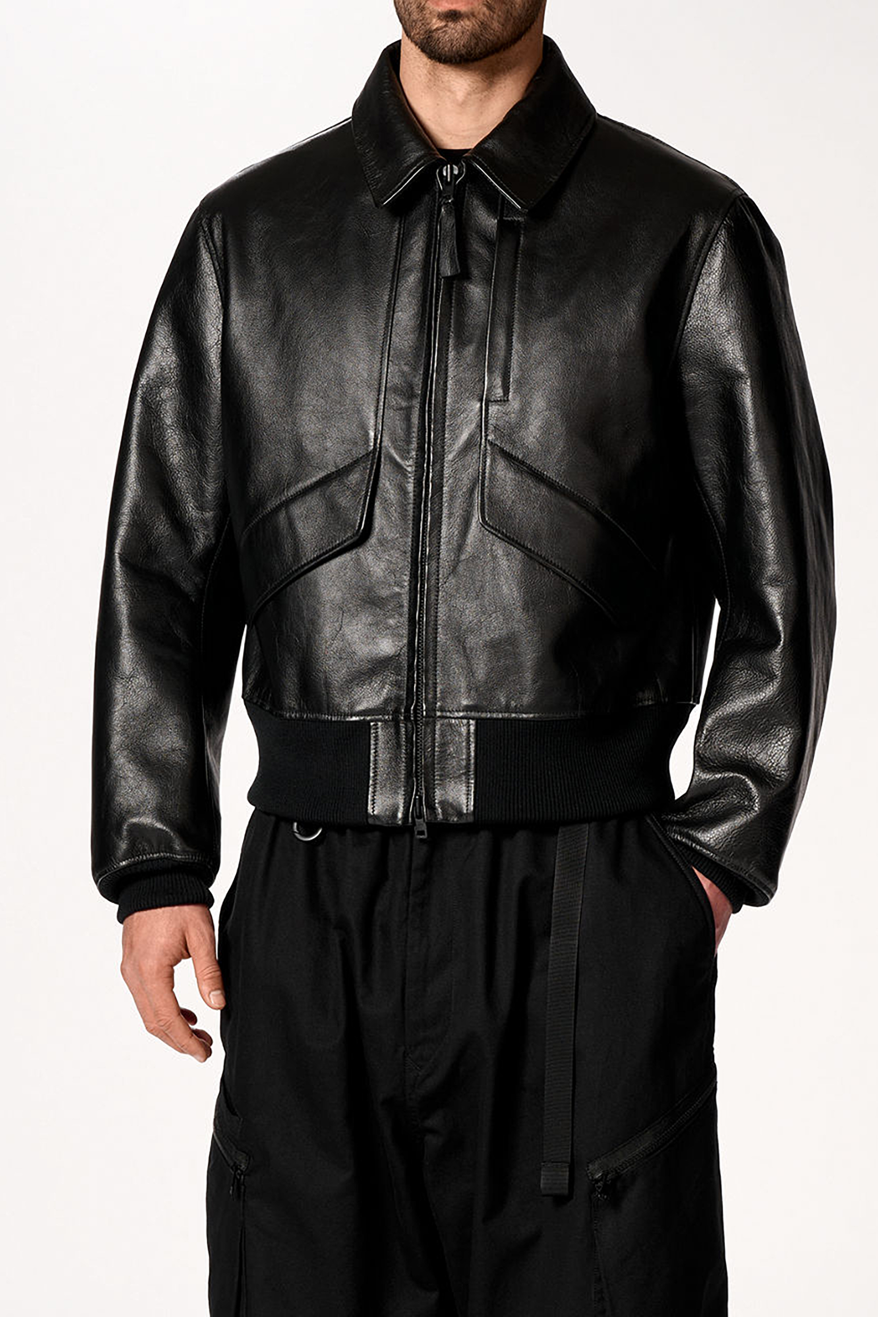 Bekleidung, Mantel, Jacke, Jacke aus Leder