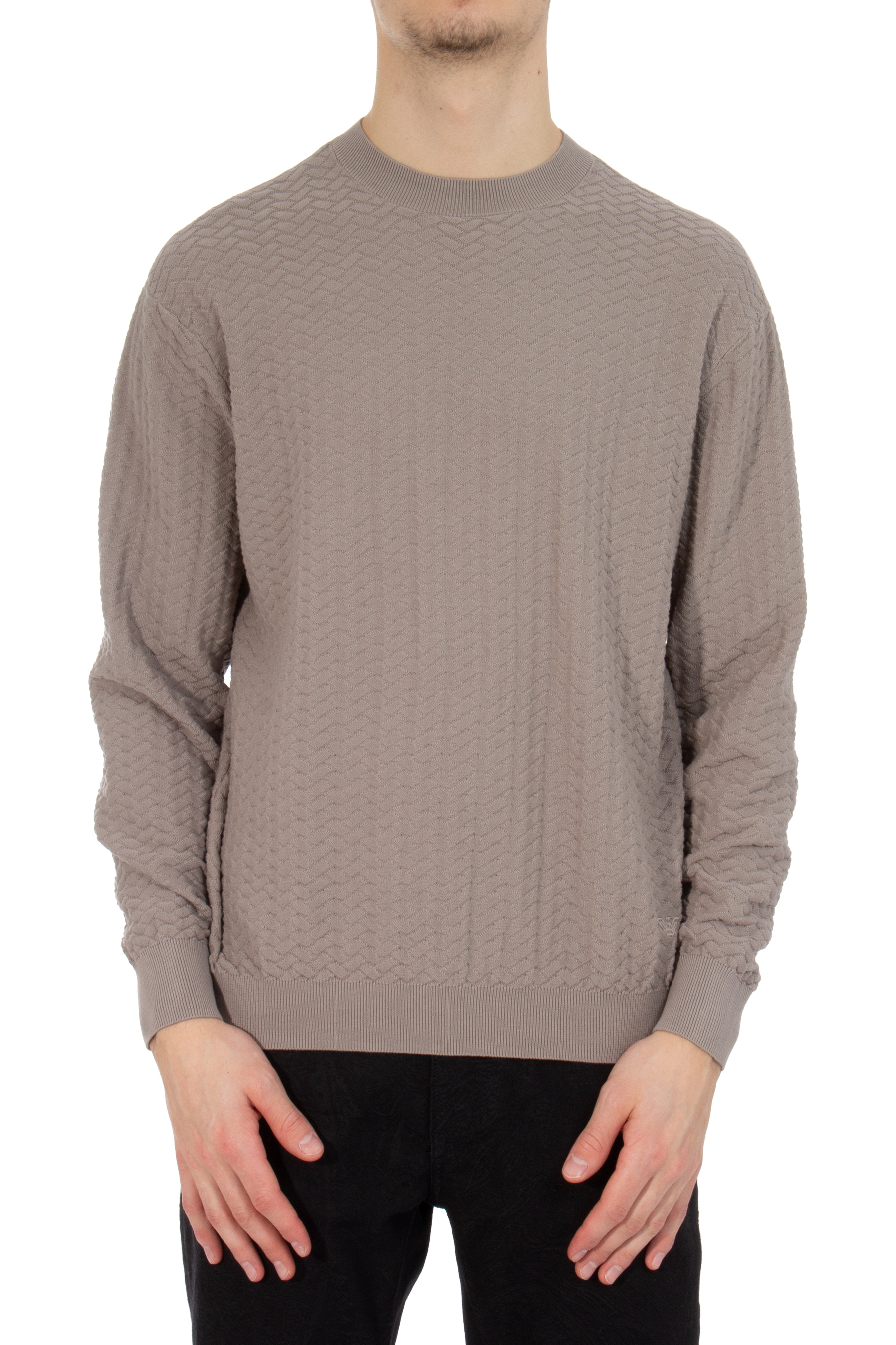EMPORIO ARMANI Cotton Knit Sweater