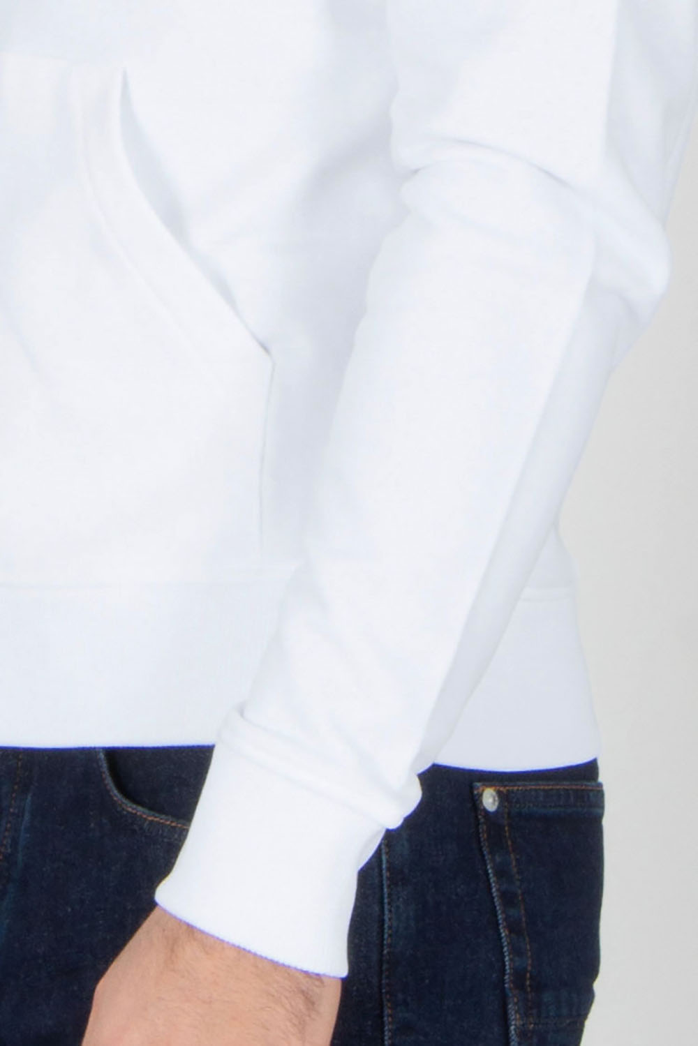 AMI PARIS Classic Fit Ami De Coeur Cotton Fleece Zip-Up Hoodie