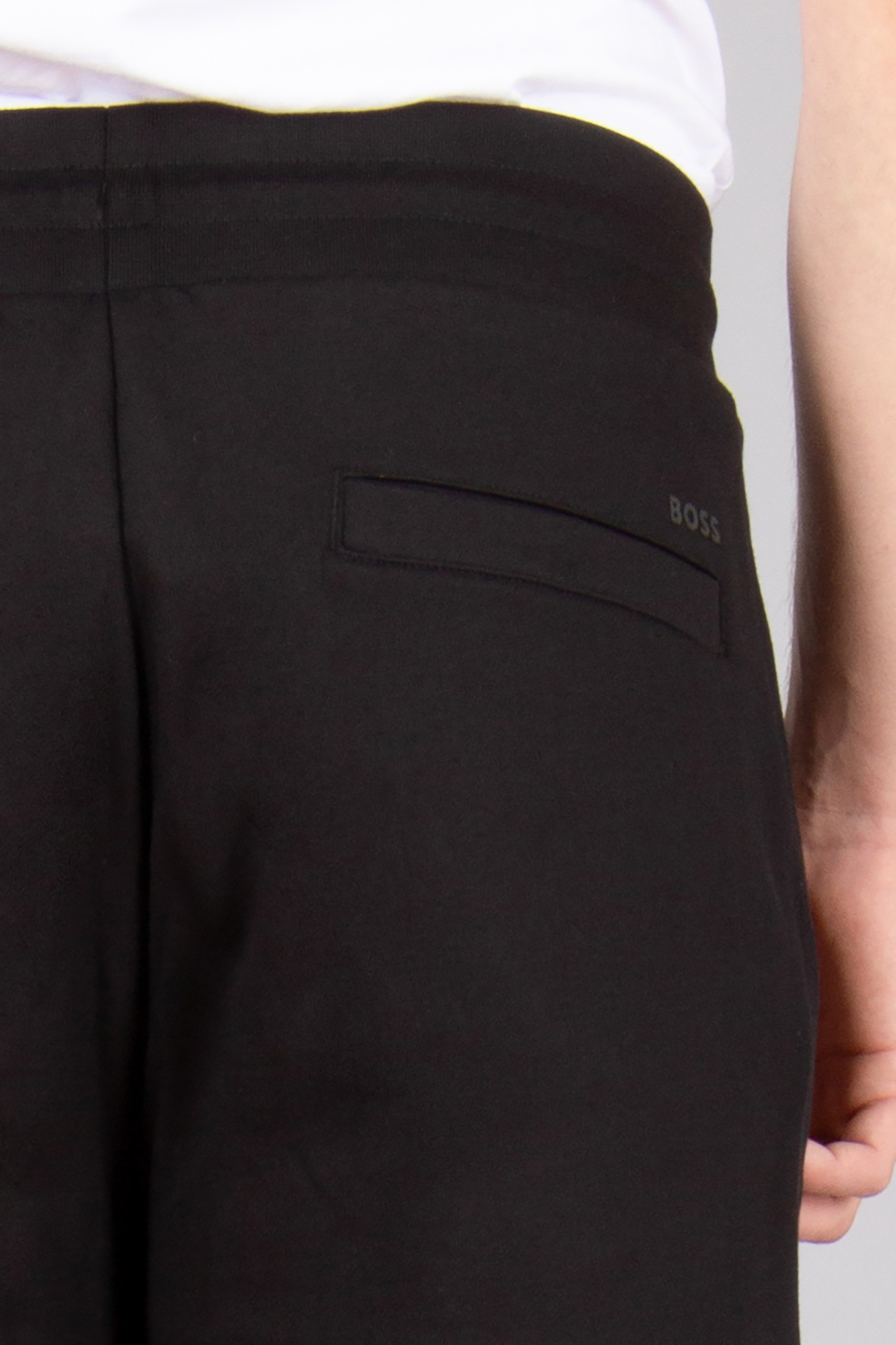 BOSS Regular Fit Cotton French Terry Sweatpants Lamont Hosen, Kurze Hosen, Erwachsener, Mann, Person