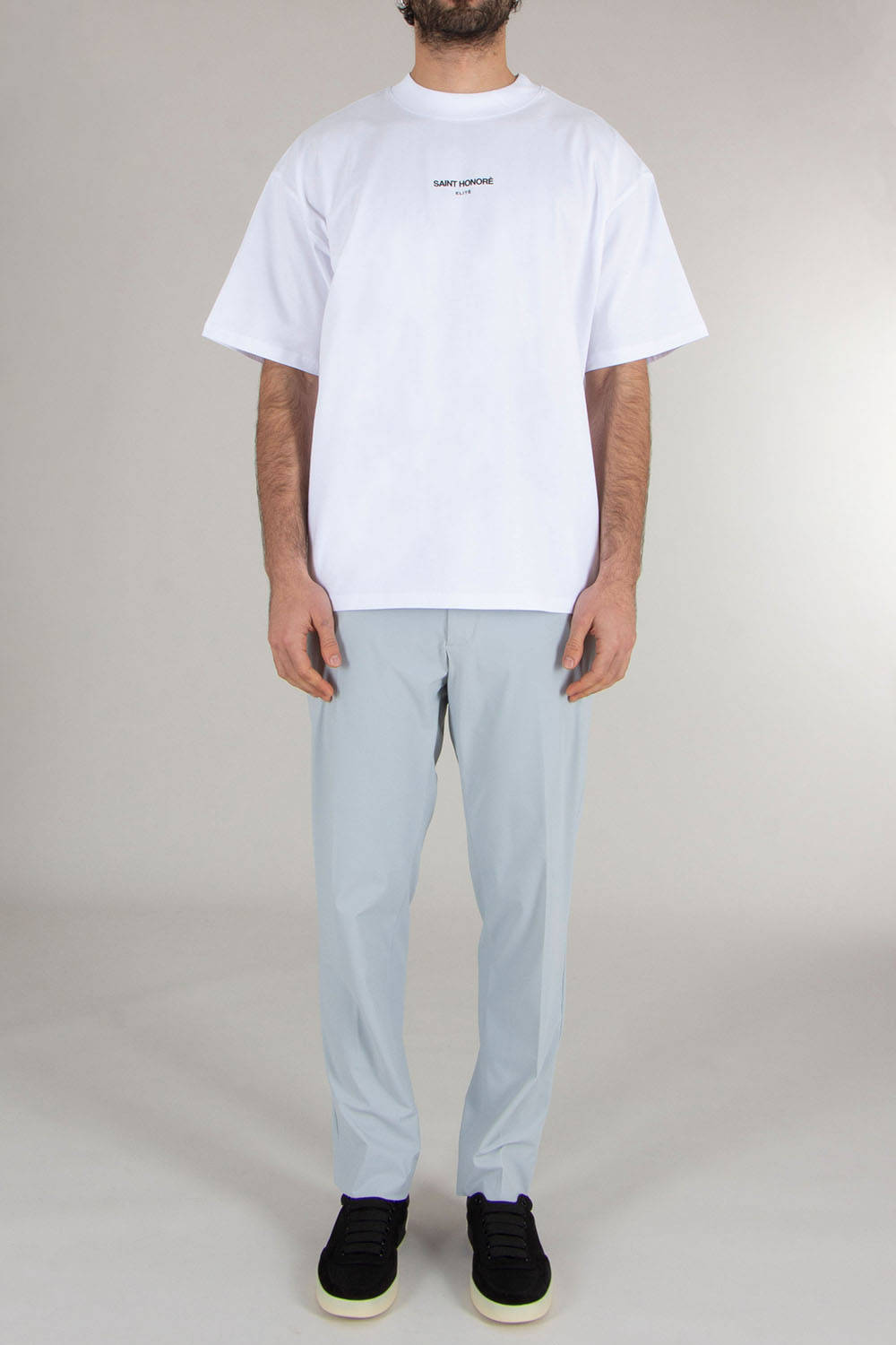 ELITÈ Relaxed Fit Logo Print Cotton Jersey T-Shirt