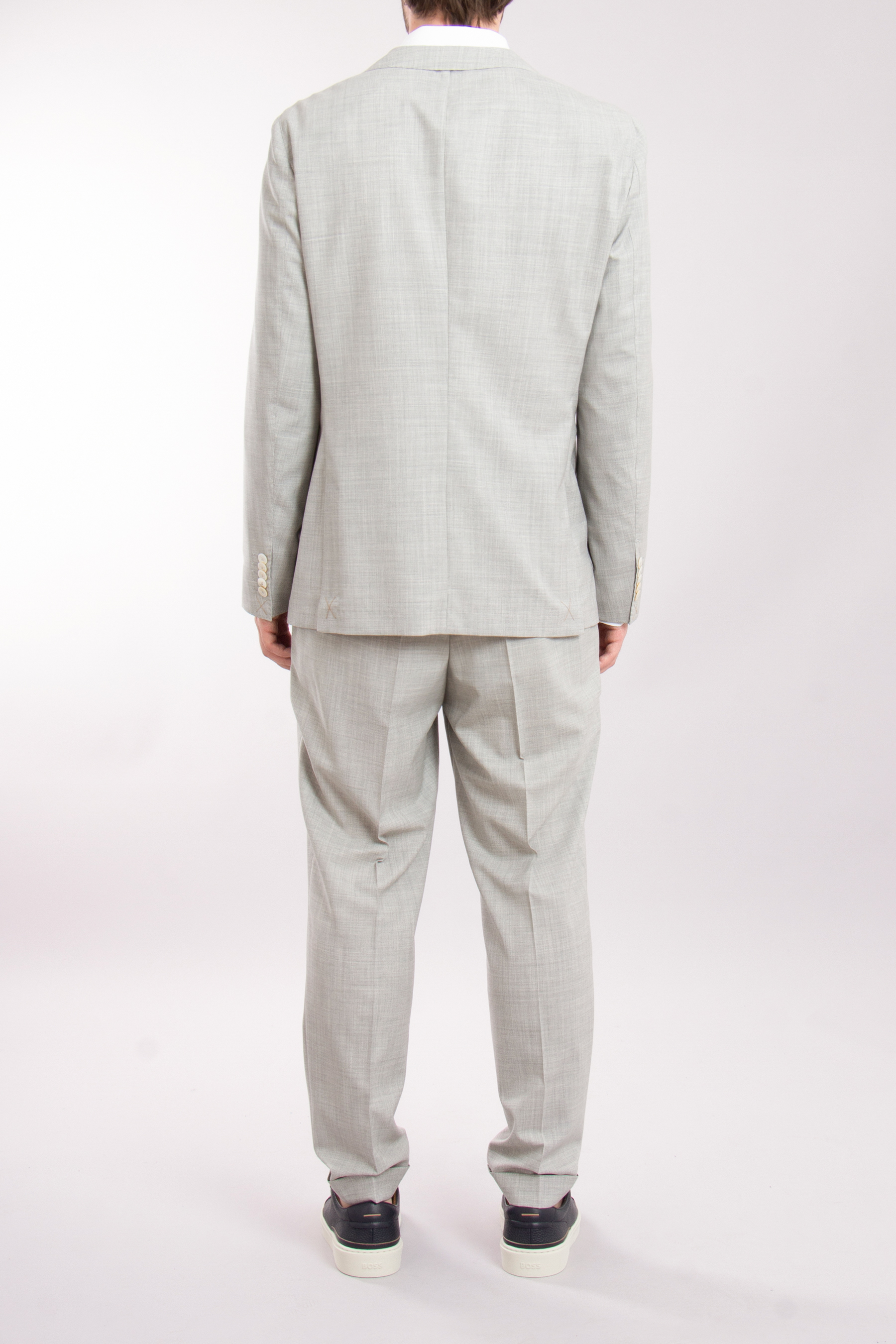 BOSS Slim Fit Virgin Wool-Silk Suit L-Heston BOSS Slim Fit Virgin Wool-Silk Suit L-Heston