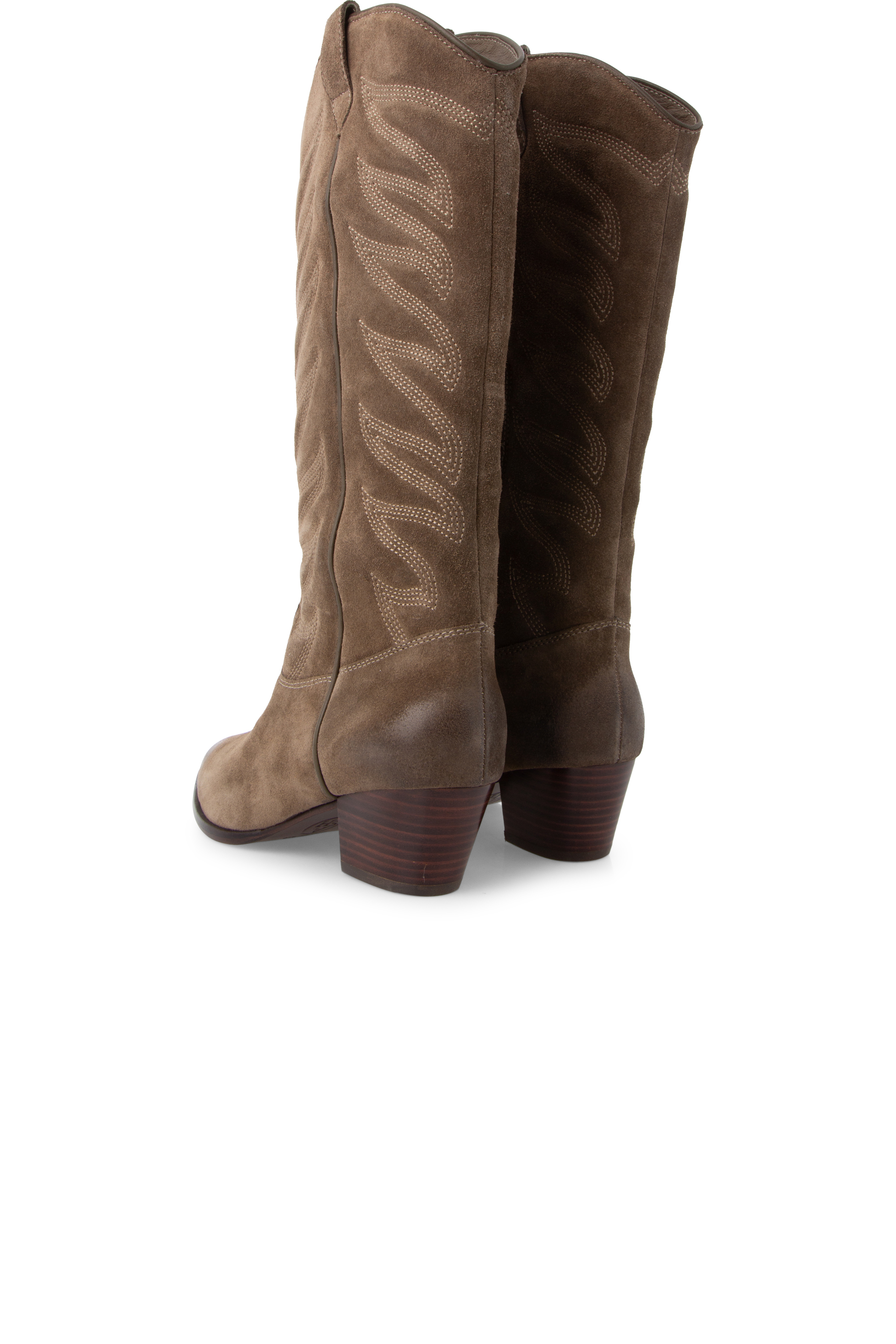 ASH Suede Cowboy Boots Heaven ASH Suede Cowboy Boots Heaven