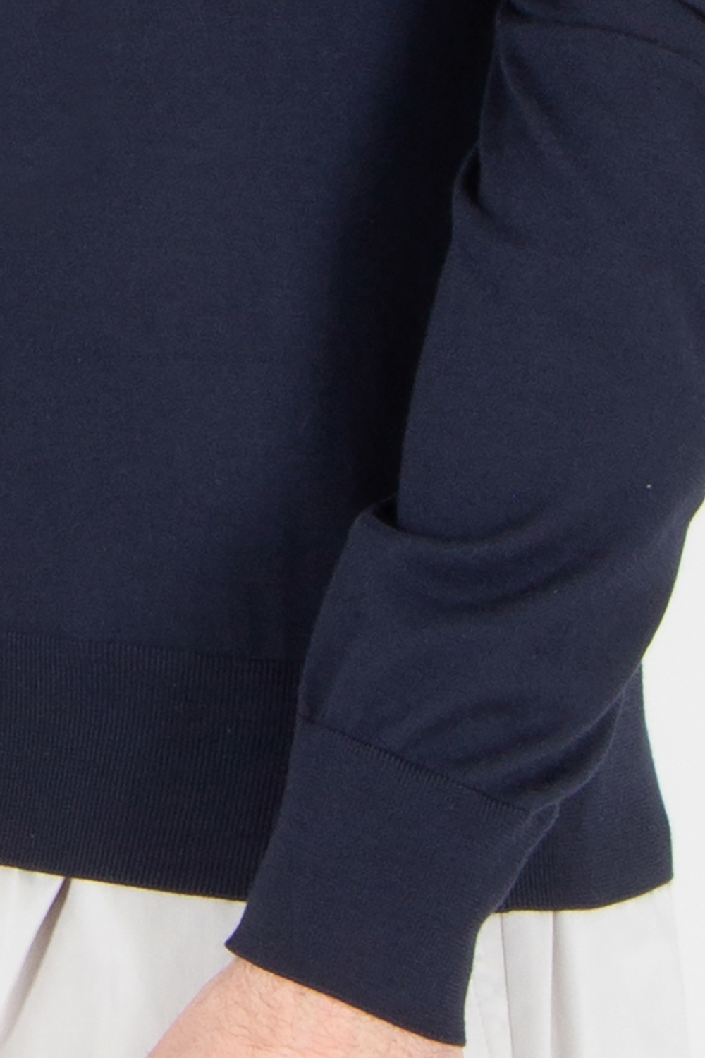 AGNONA Regular Fit Wool Knit Polo