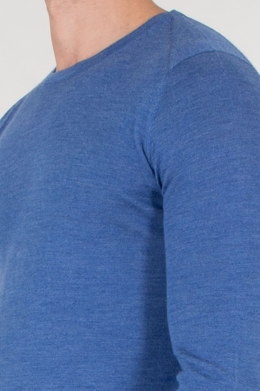 MIENTUS BERLIN Merino Silk Cashmere Crew Neck Sweater