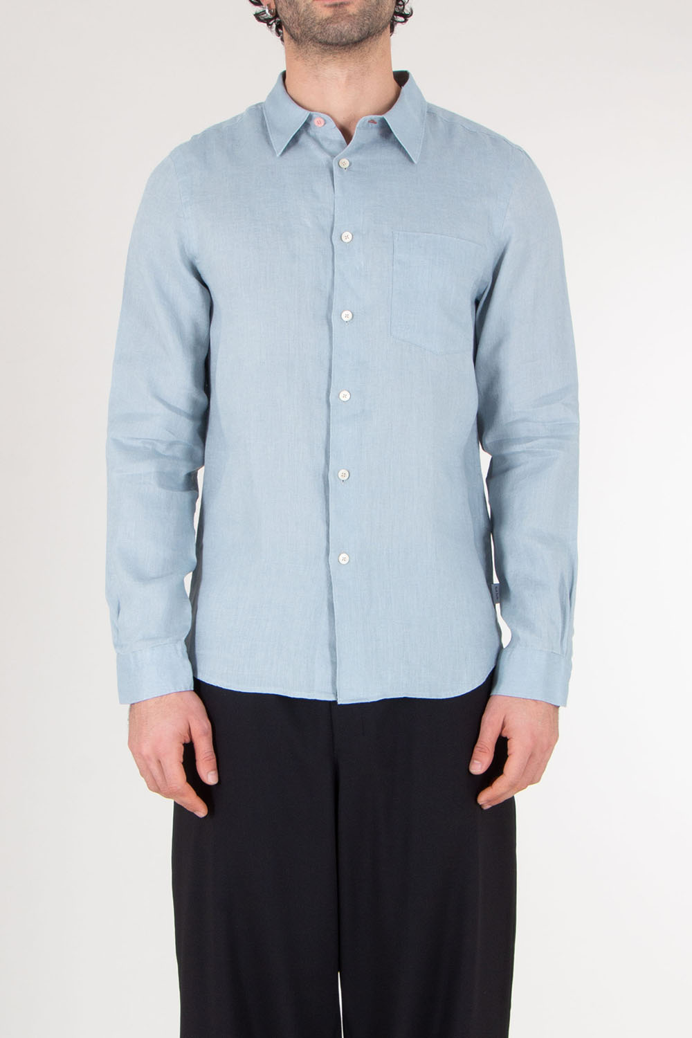 PAUL SMITH Regular Fit Linen Shirt 