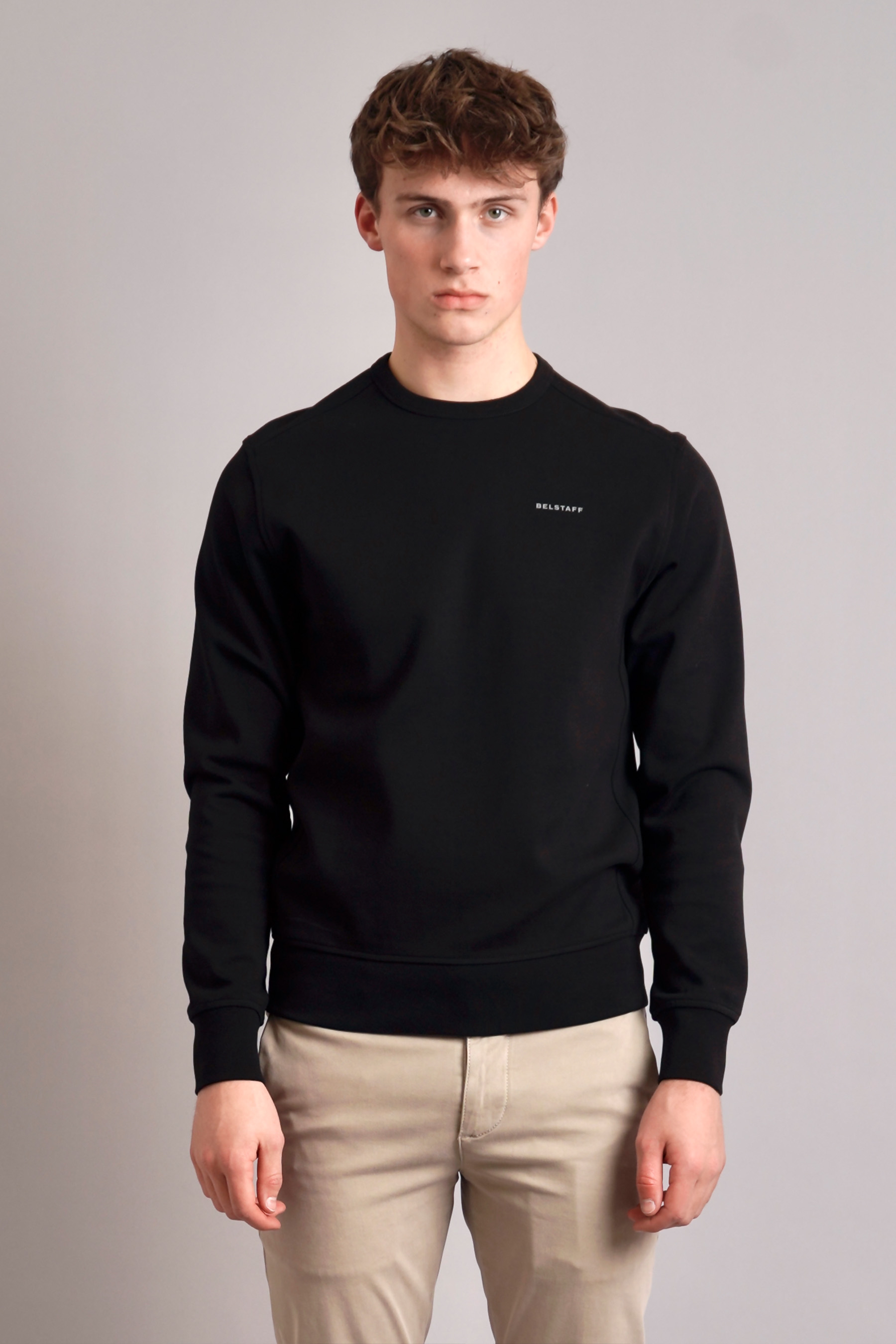 BELSTAFF Cotton Fleece Sweatshirt Alloy