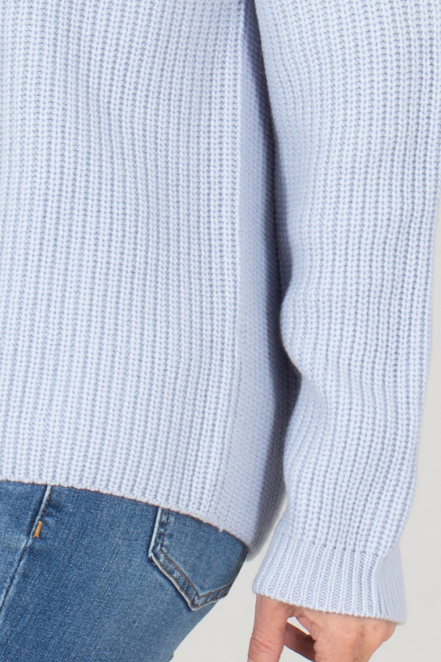 Strickwaren, Pullover, Langarm, Ärmel, Jeans