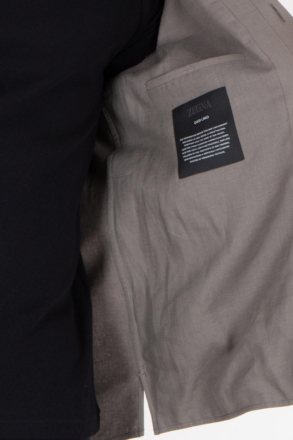 ZEGNA Regular Fit Oasi Lino Overshirt