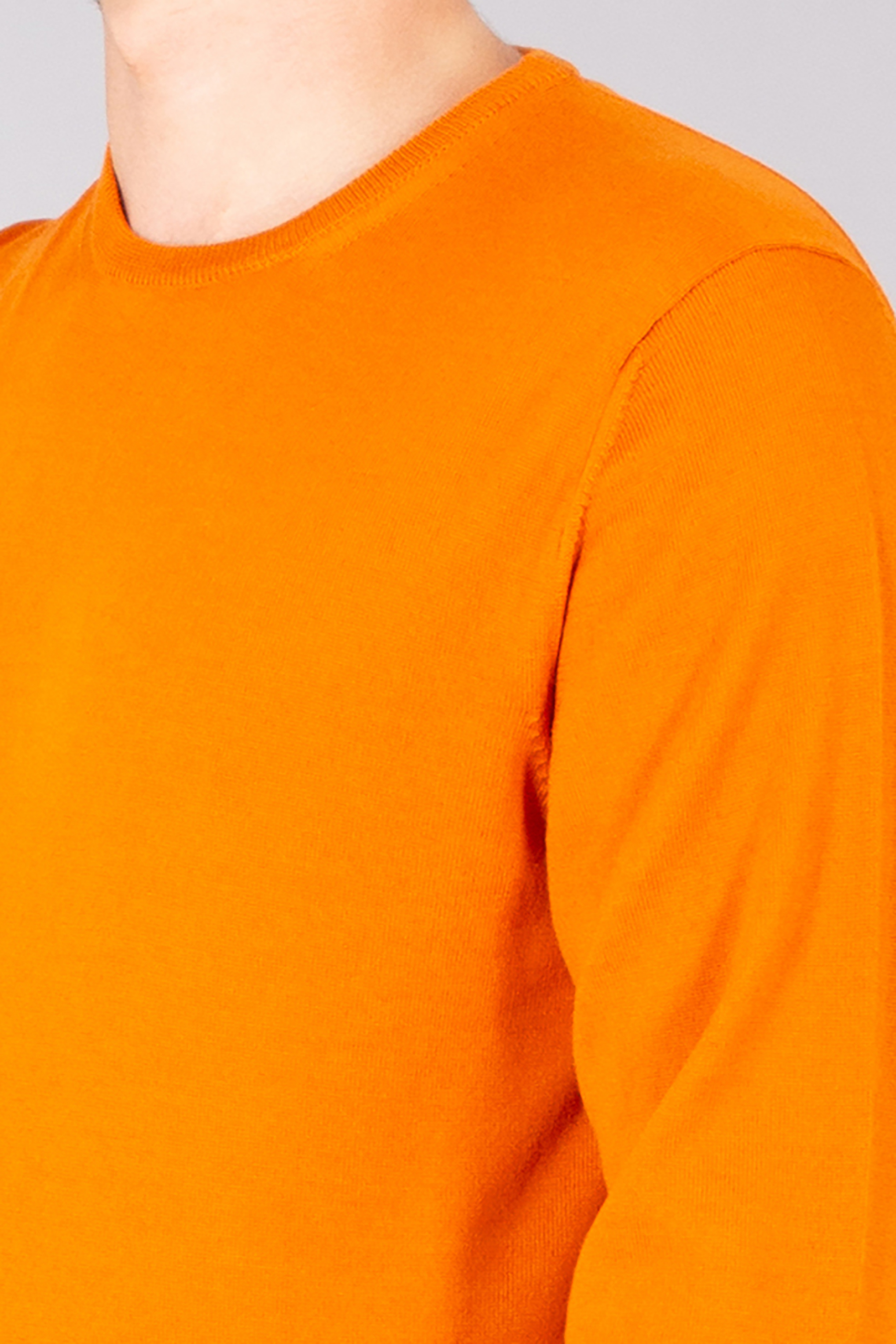 ROBERTO COLLINA Regular Fit Extra-Fine Wool Crew Neck Sweater Bekleidung, Langarm, Ärmel, Person, T-shirt
