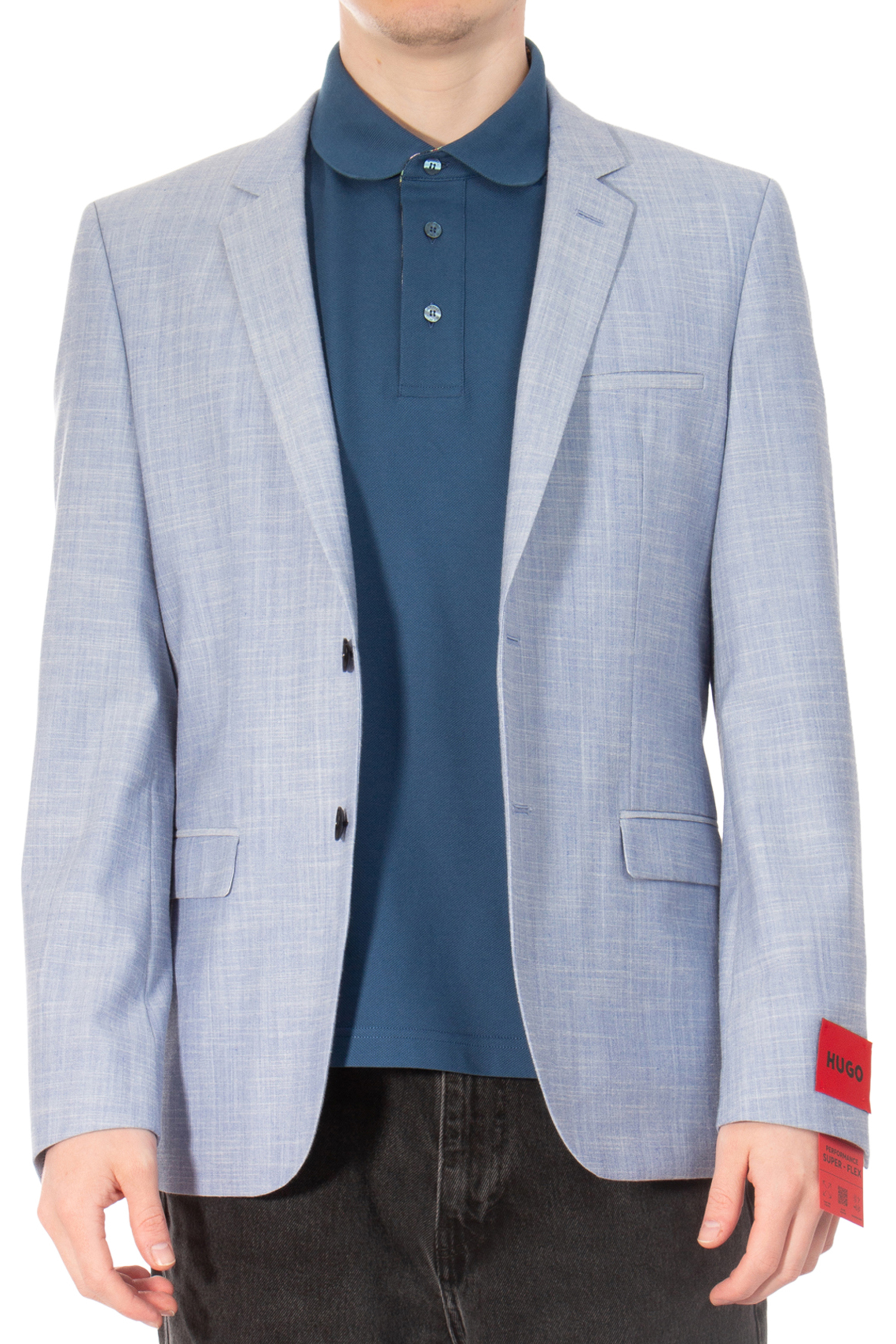 HUGO Extra Slim Fit Virgin Wool Stretch Jacket Arti