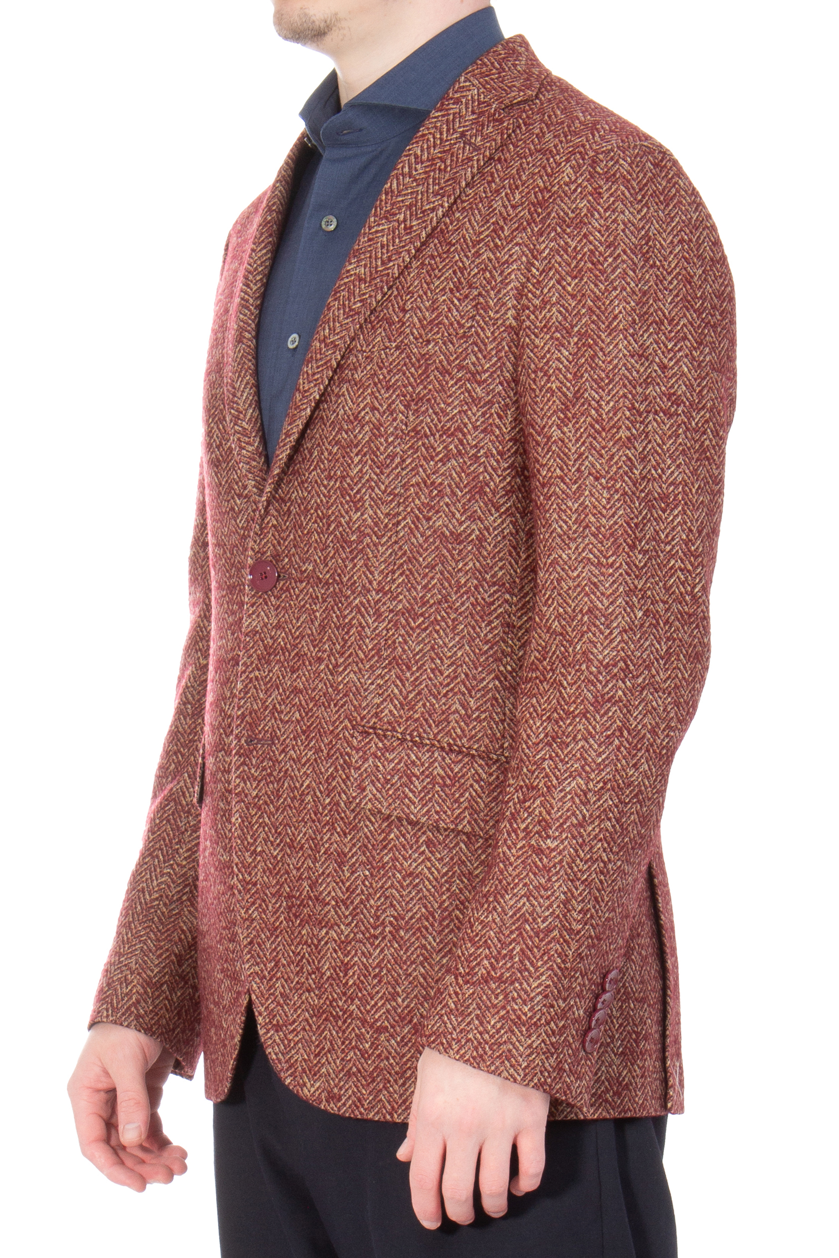 ETRO Herringbone Wool Blend Jacket ETRO Herringbone Wool Blend Jacket