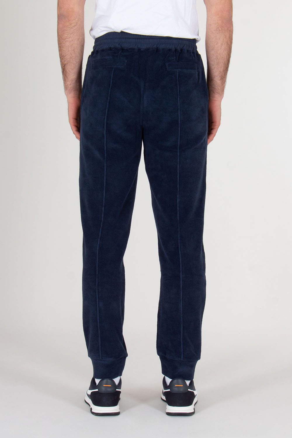 AURÉLIEN Cotton Blend Terry Sweat Pants