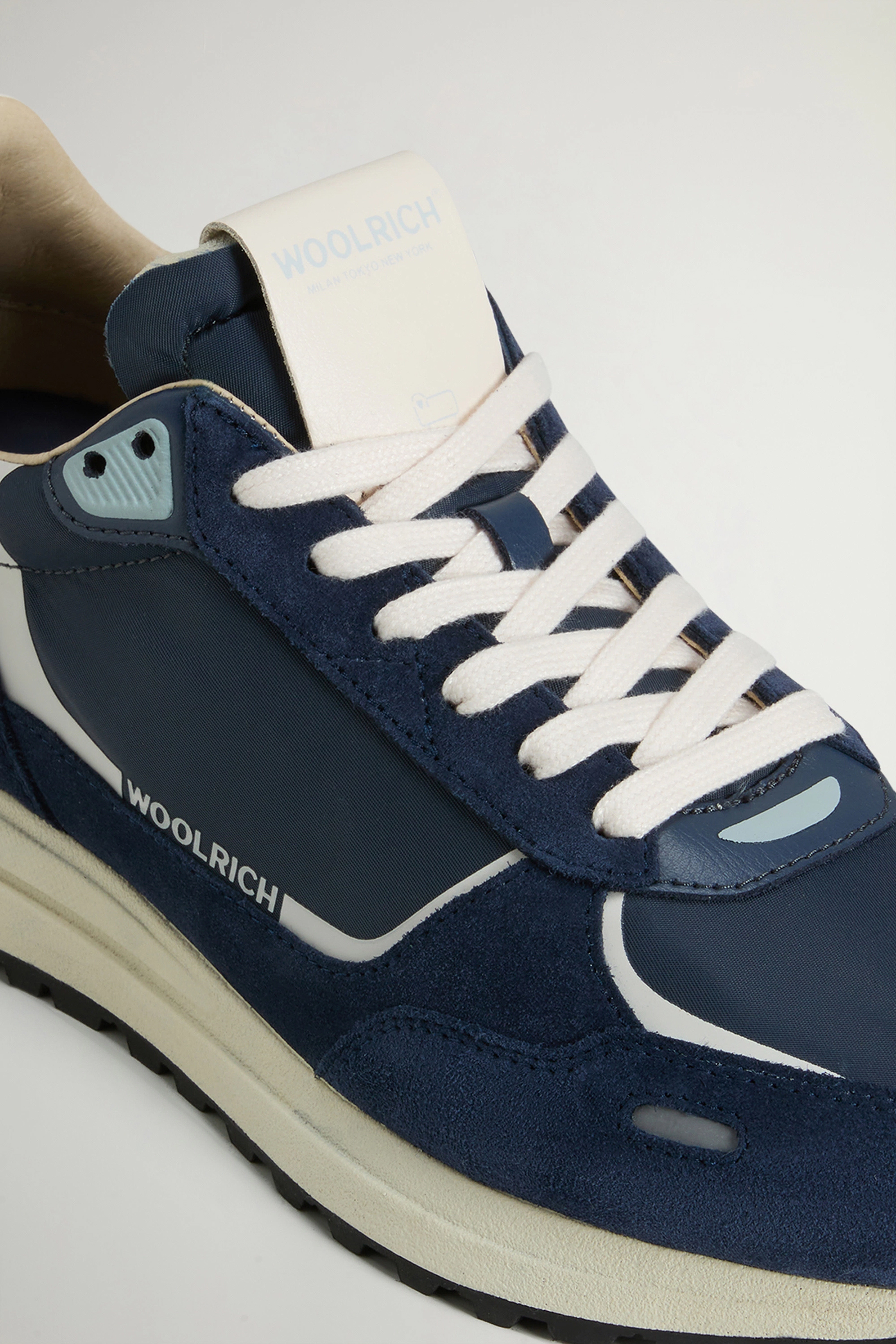 WOOLRICH Nylon Leather & Suede Sneakers Retro WOOLRICH Nylon Leather & Suede Sneakers Retro