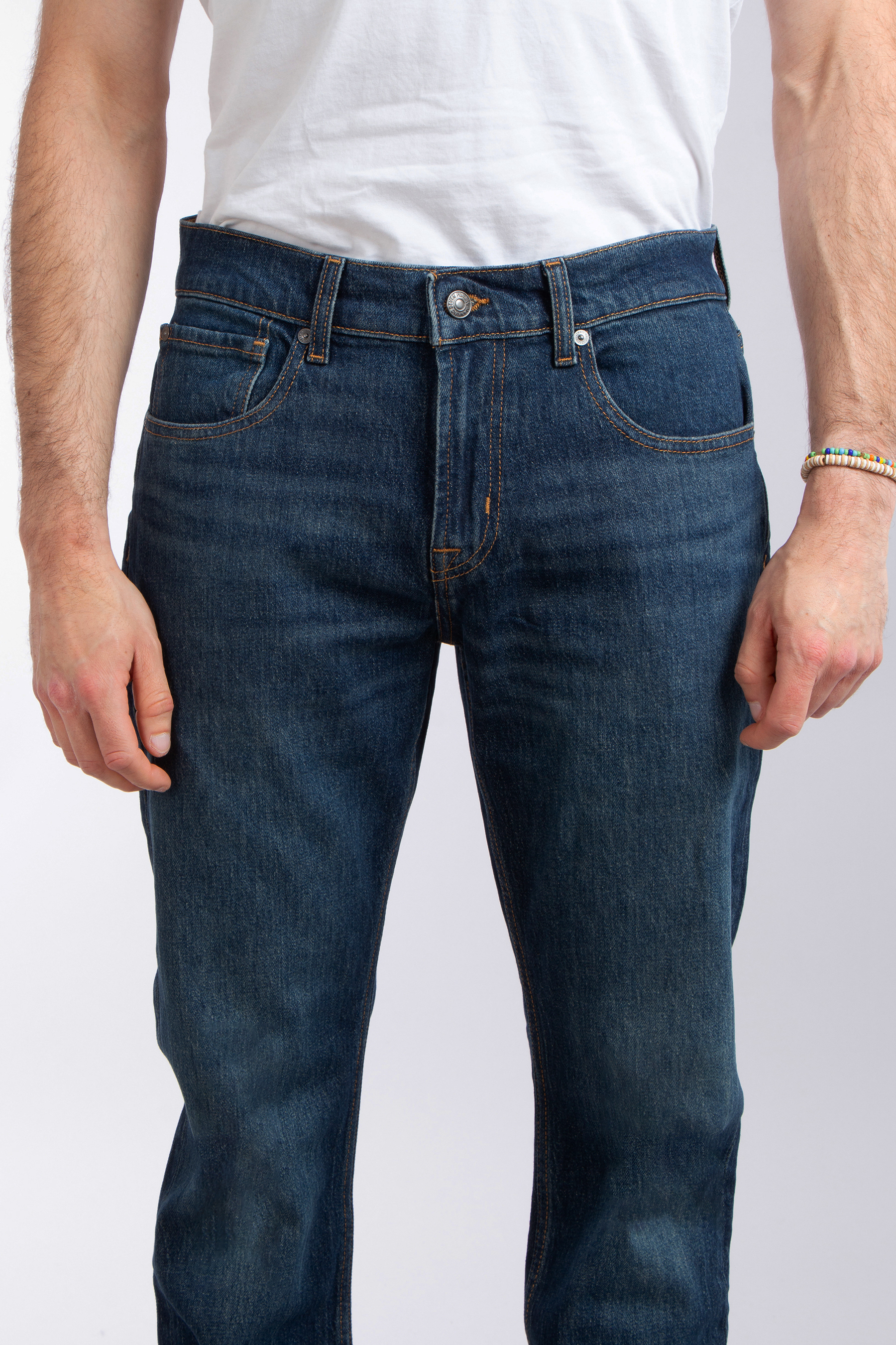7 FOR ALL MANKIND Cotton Stretch Jeans The Straight 7 FOR ALL MANKIND Cotton Stretch Jeans The Straight