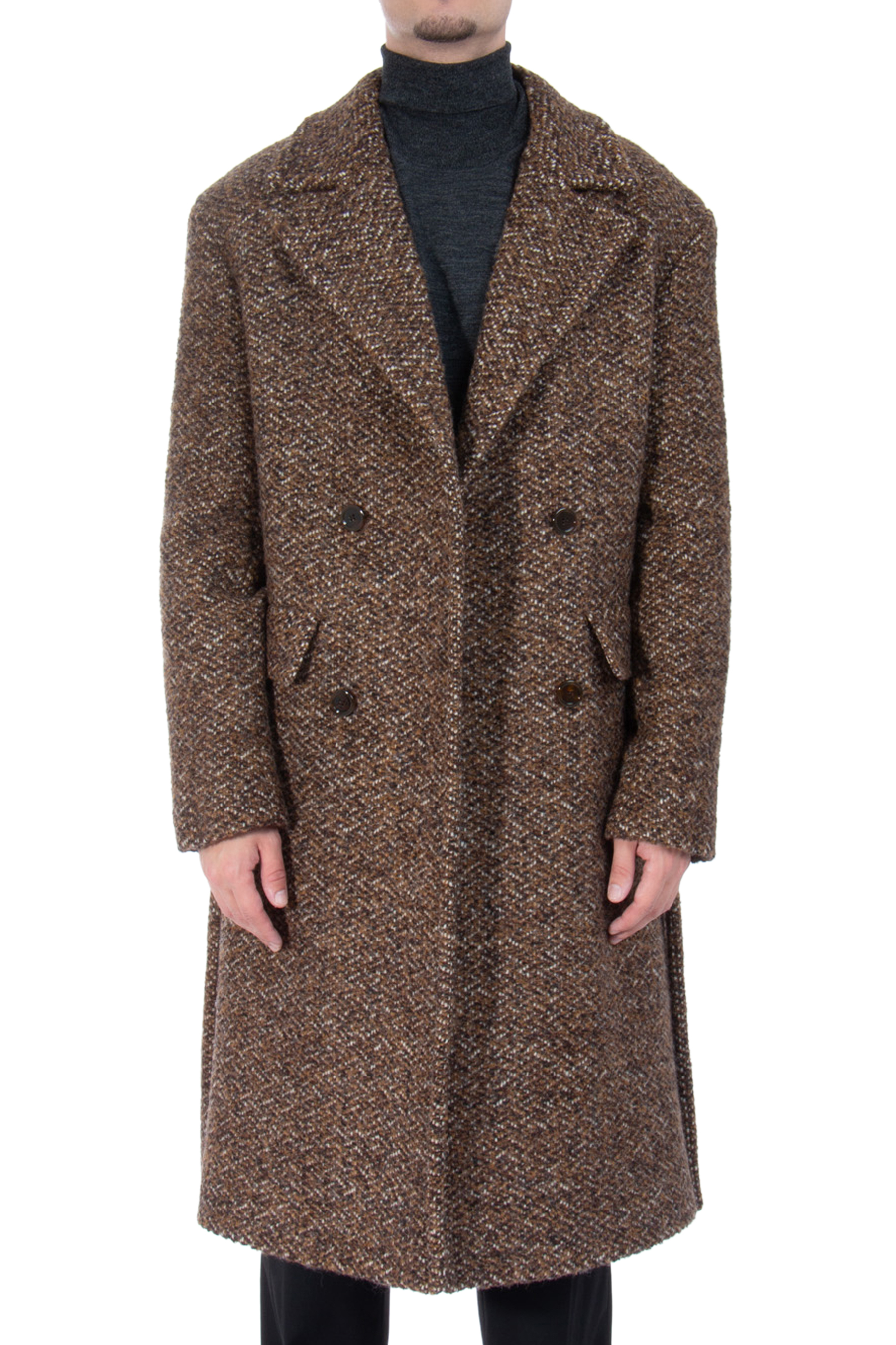 ETRO Virgin Wool Blend Tweed Coat ETRO Virgin Wool Blend Tweed Coat