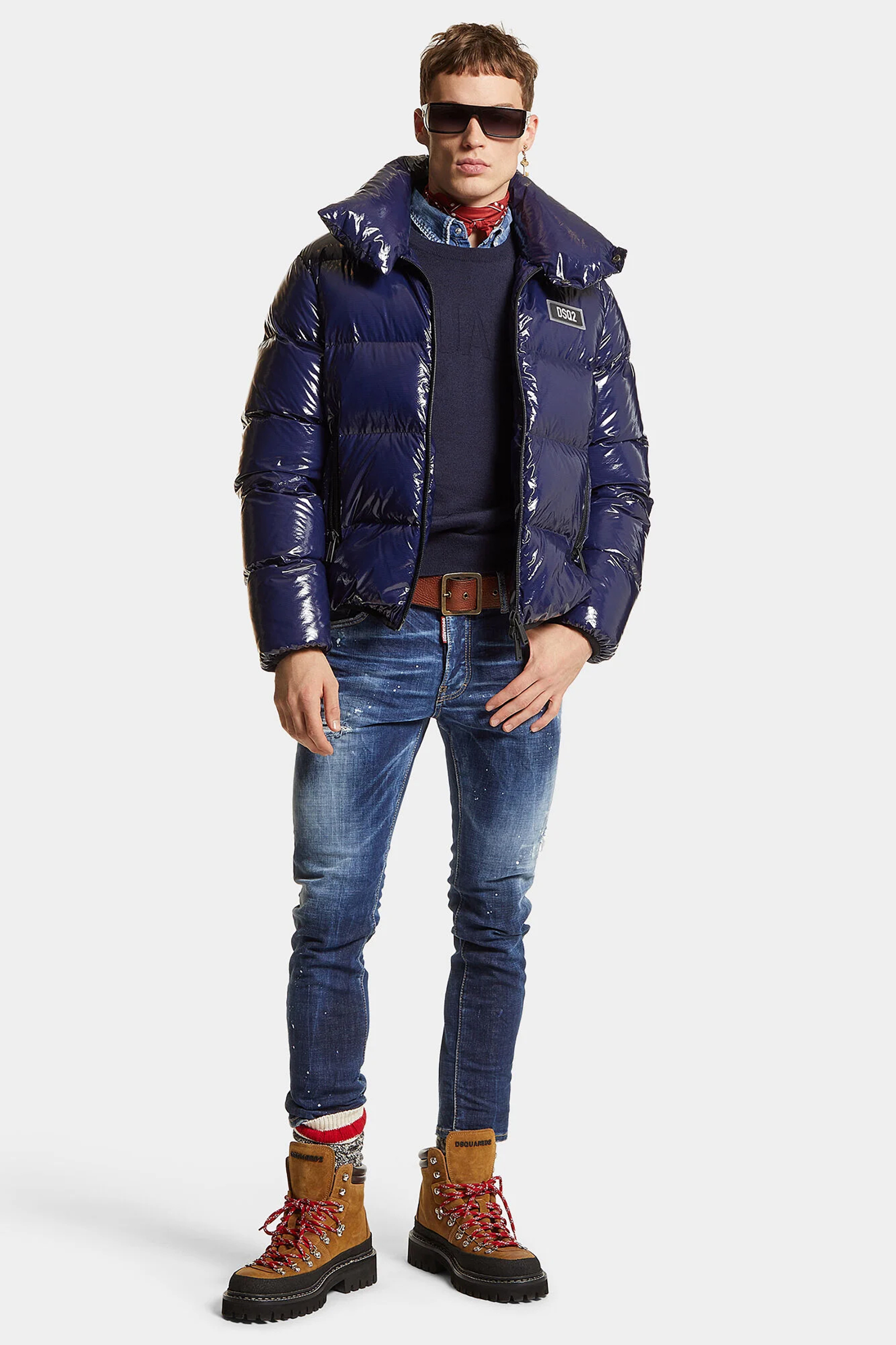 DSQUARED2 Dark Easy Wash Skater Jeans DSQUARED2 Dark Easy Wash Skater Jeans