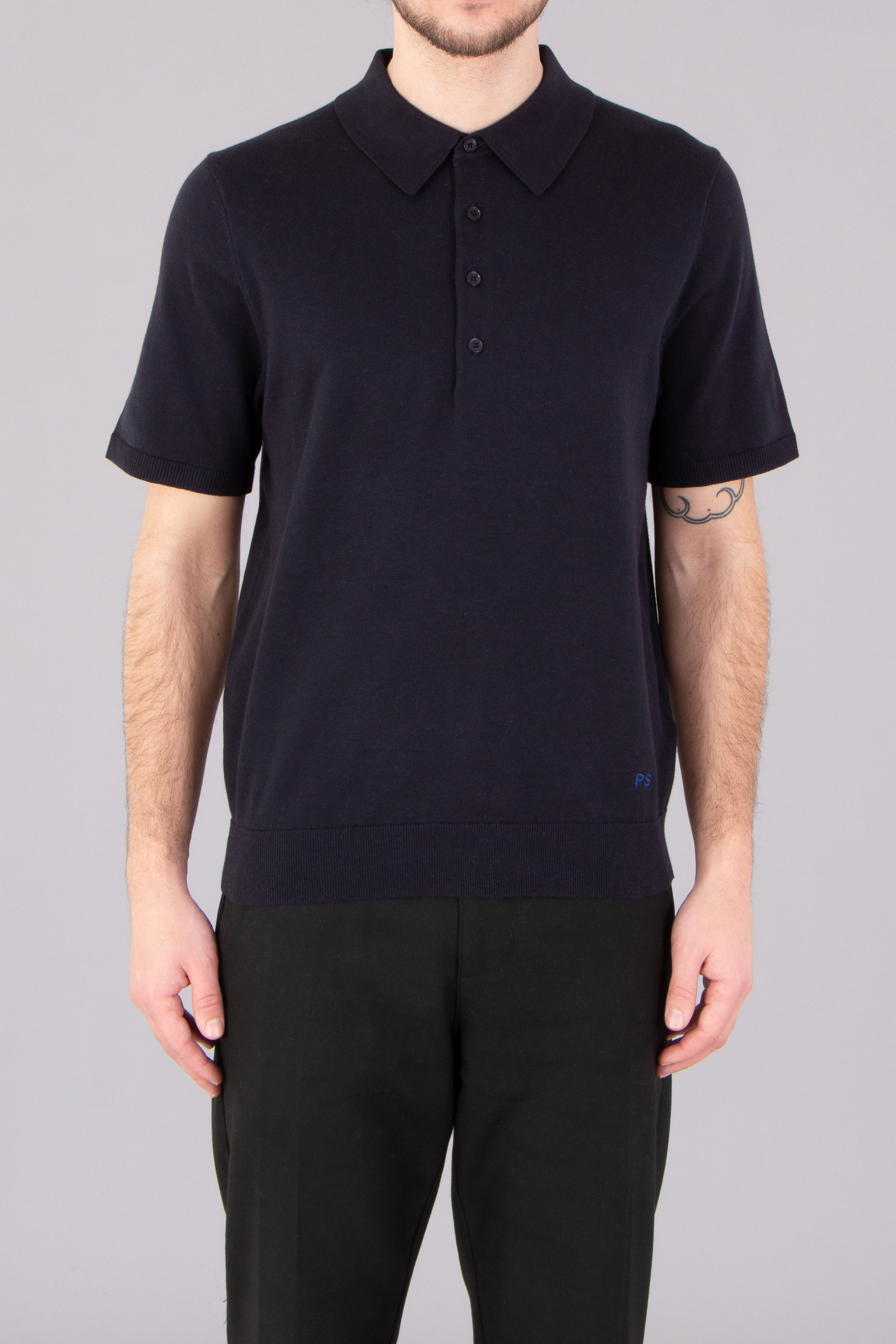 PAUL SMITH Regular Fit Organic Cotton Knit Polo
