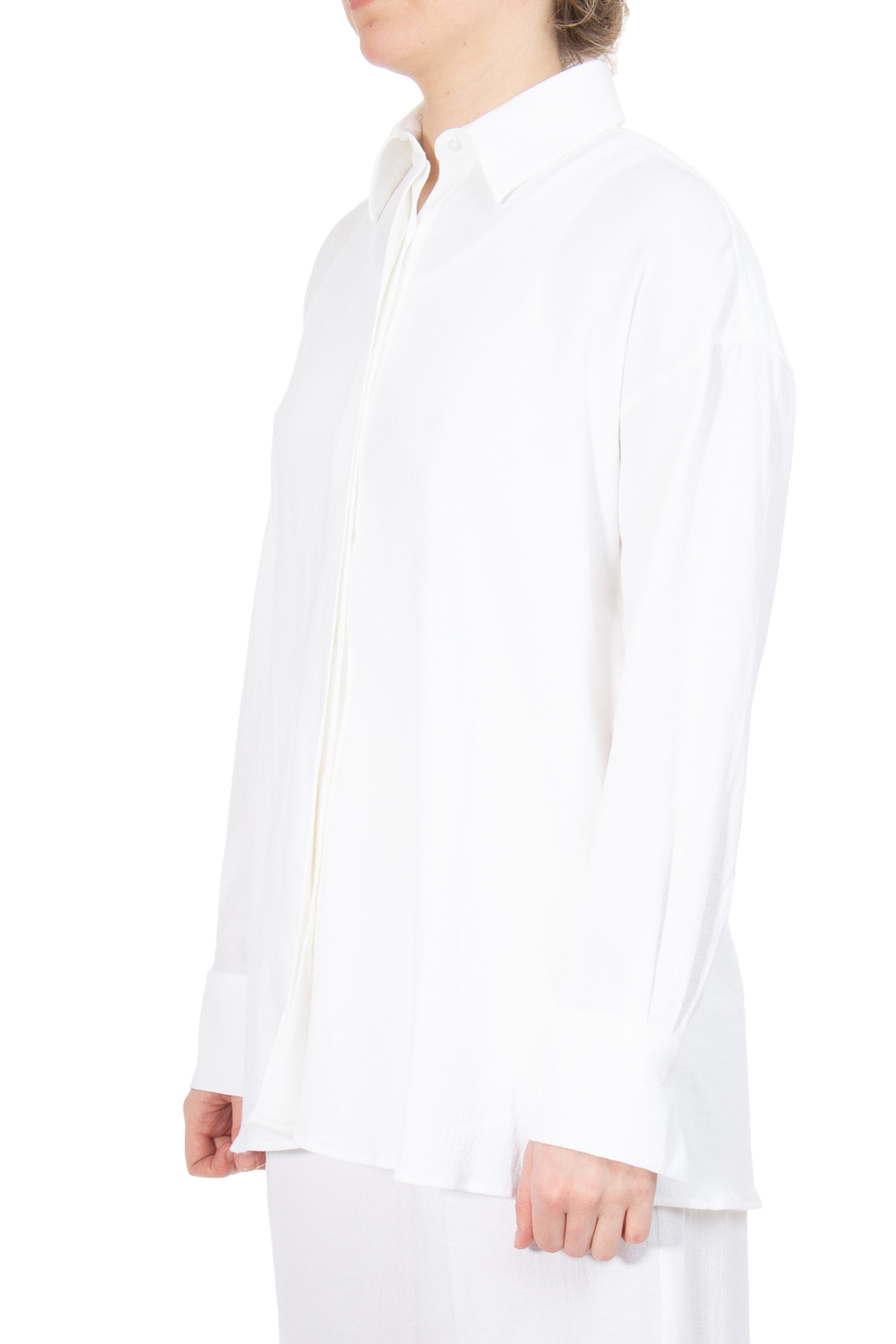 iHEART Cotton Blend Stretch Crepe Blouse Kira 