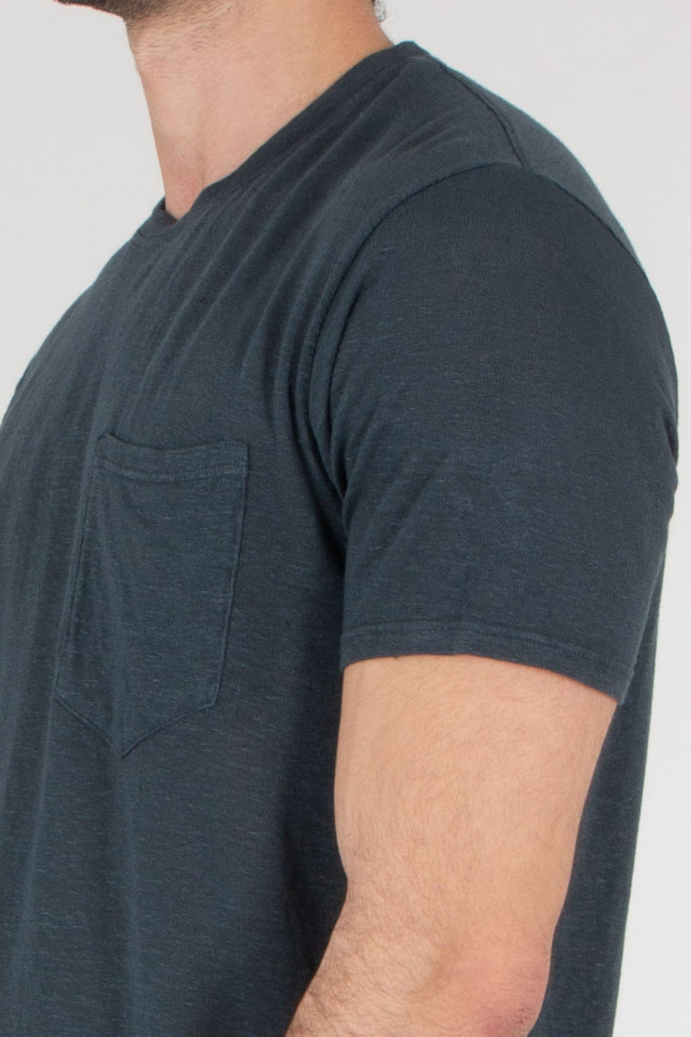BOWERY NYC Regular Fit Linen Jersey T-Shirt Essential