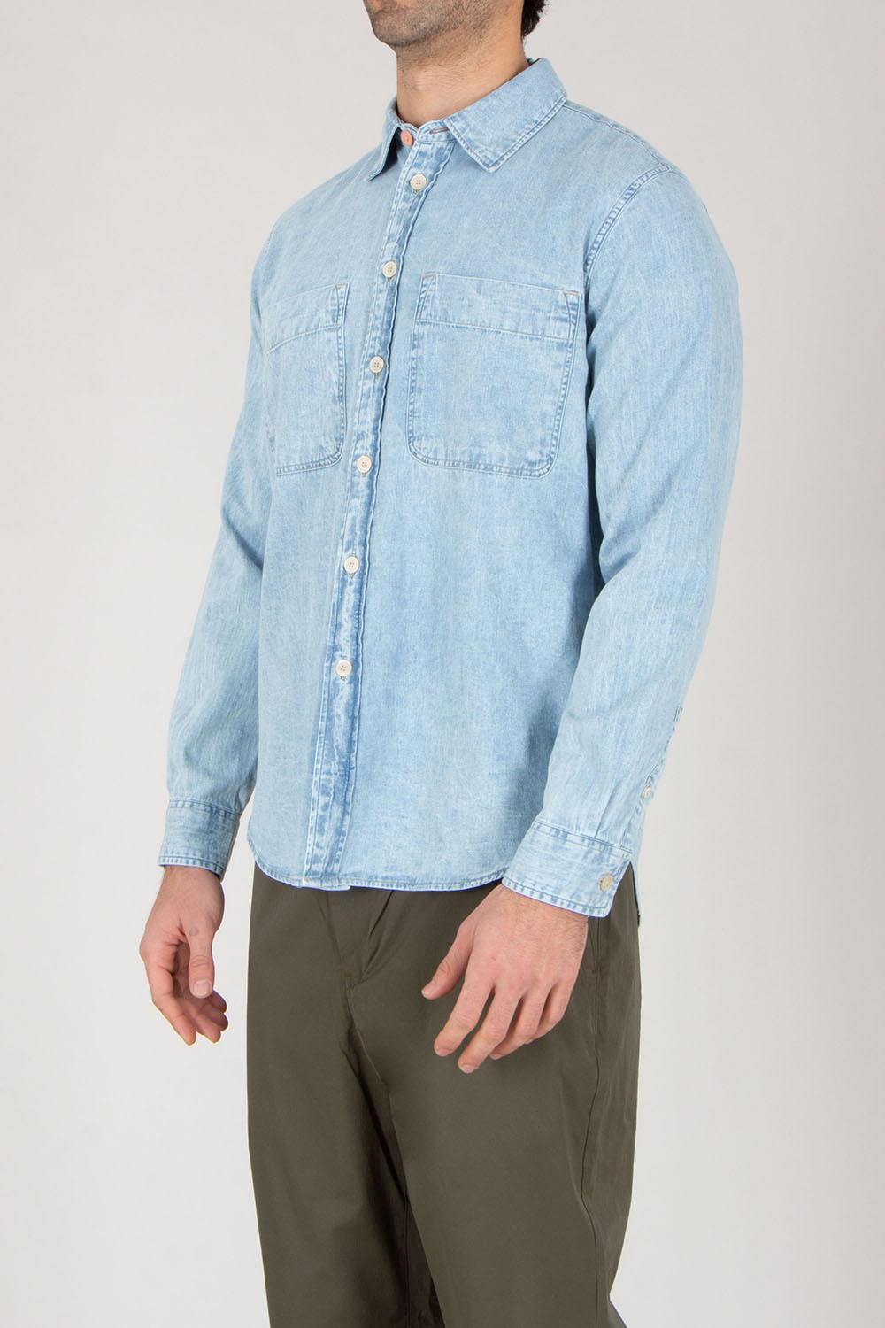 PAUL SMIT Cashial Fit Organic Cotton Denim Shirt