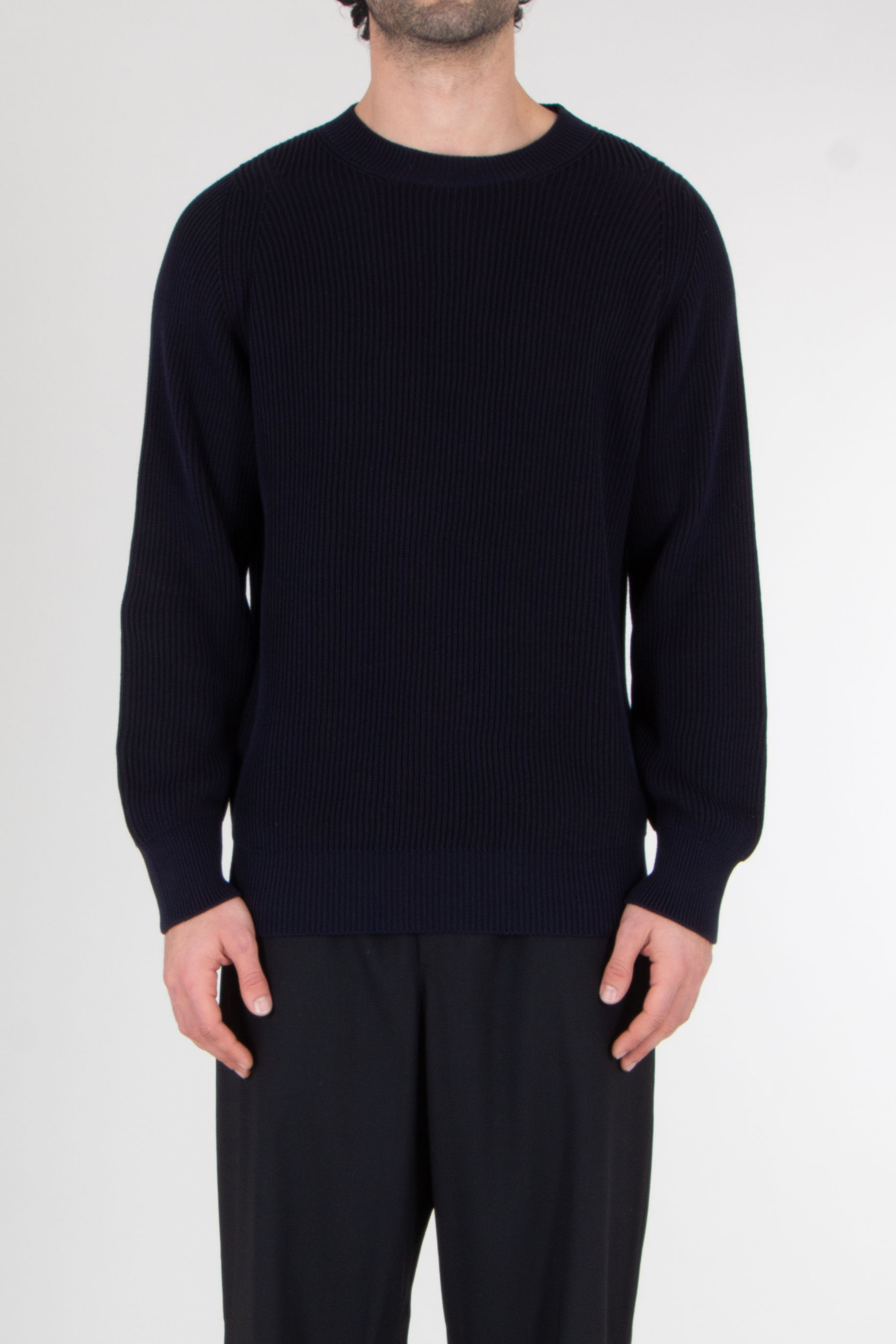 AIDA BARNI Regular Fit Fisherman Knit Sweater