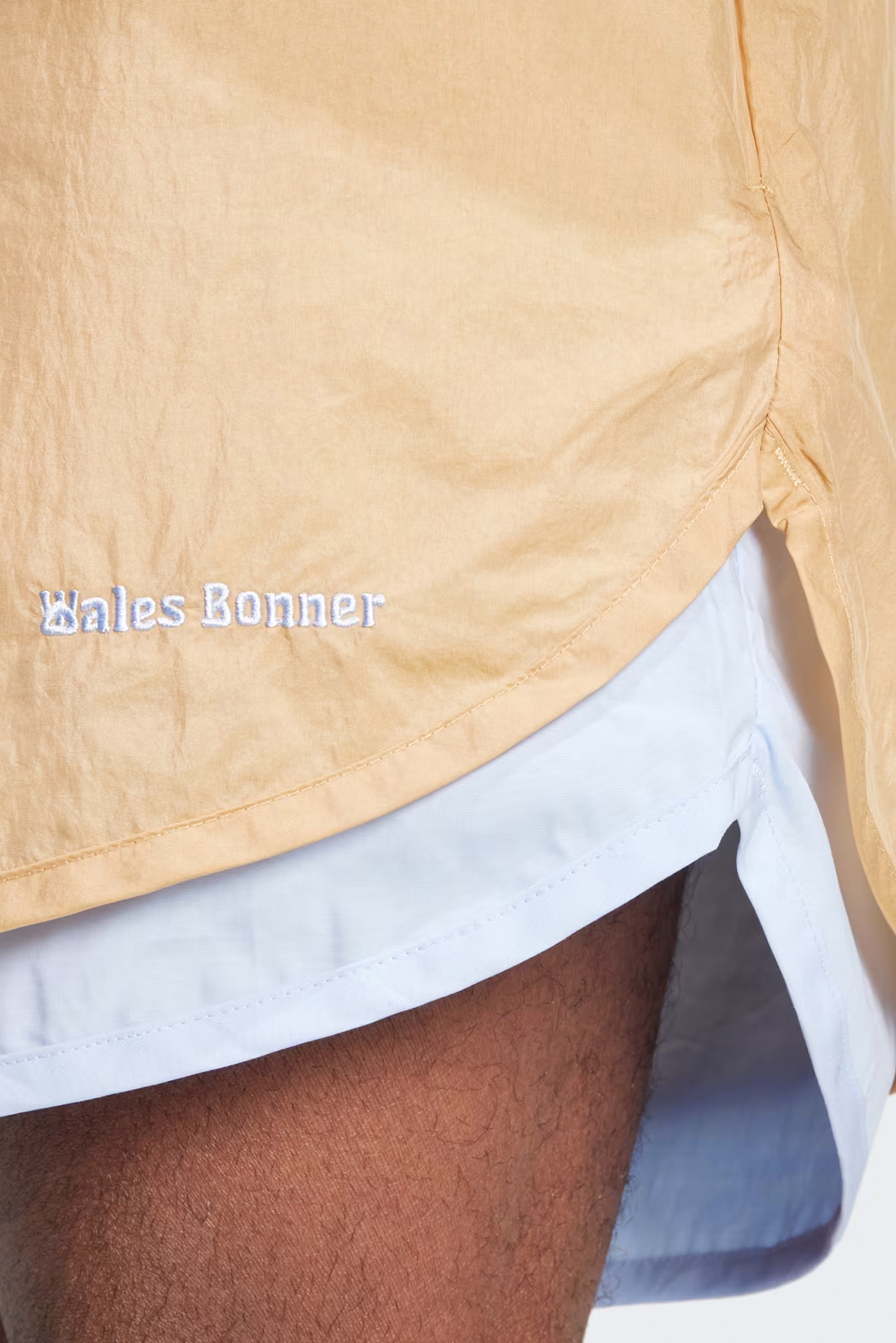ADIDAS x Wales Bonner Recycled Nylon Layered Shorts ADIDAS x Wales Bonner Recycled Nylon Layered Shorts