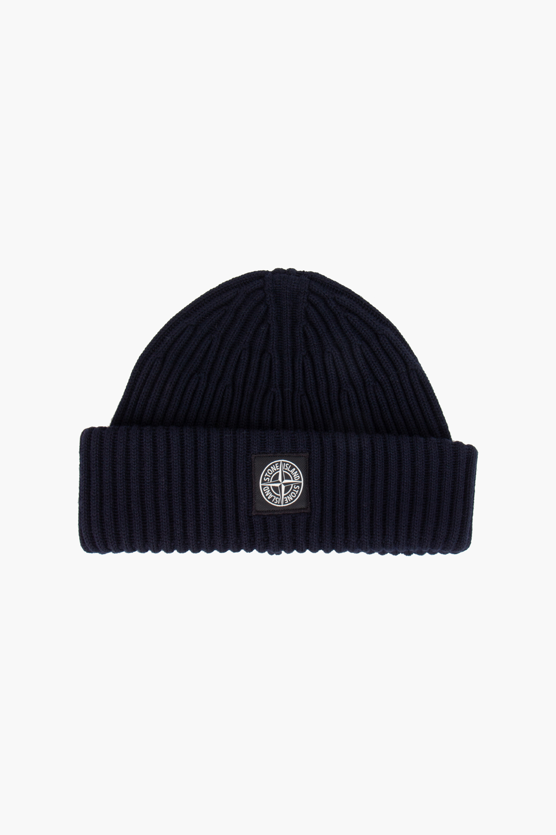 STONE ISLAND Full Rib Wool Beanie 