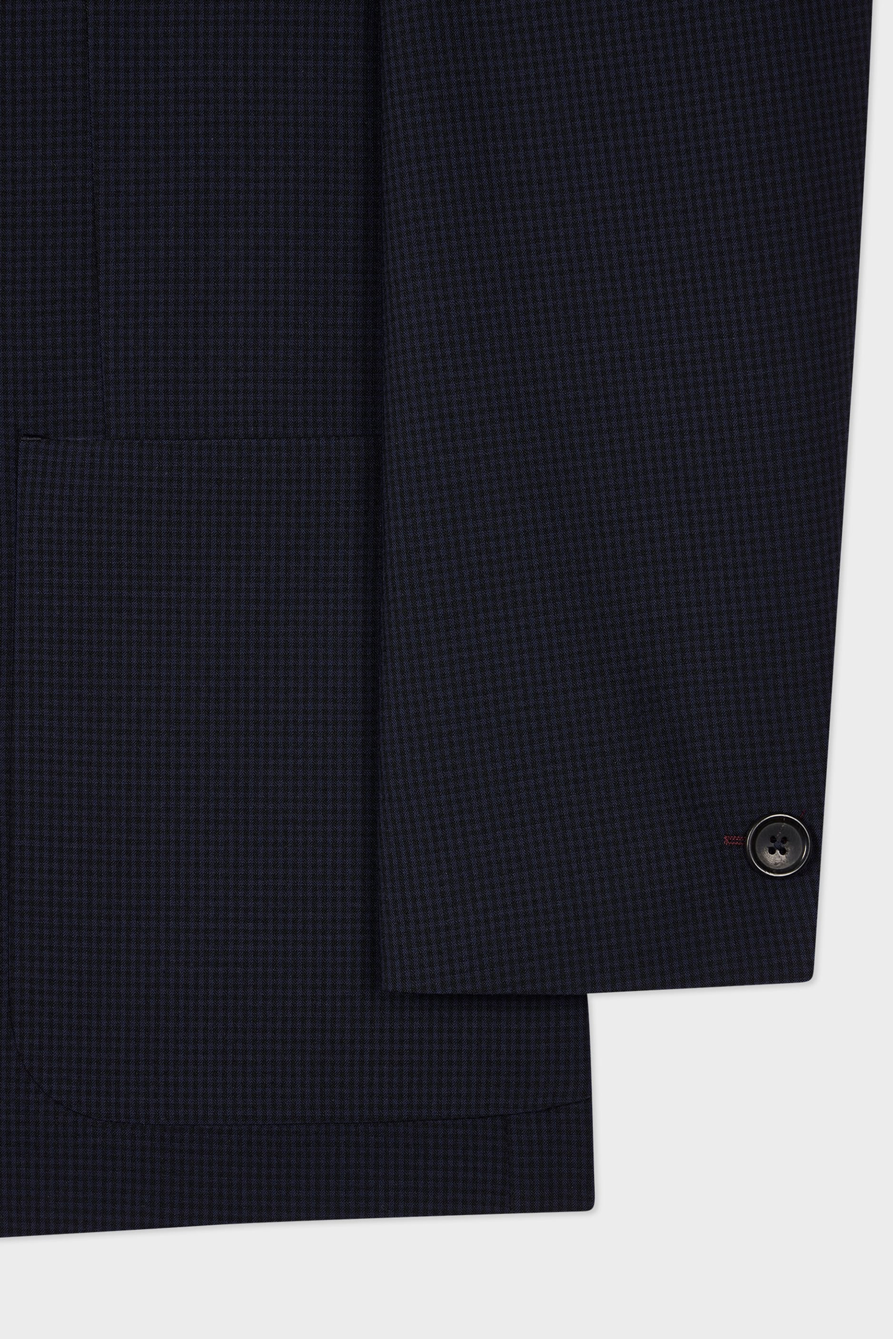 PAUL SMITH Seersucker Check Double-Breasted Jacket PAUL SMITH Seersucker Check Double-Breasted Jacket