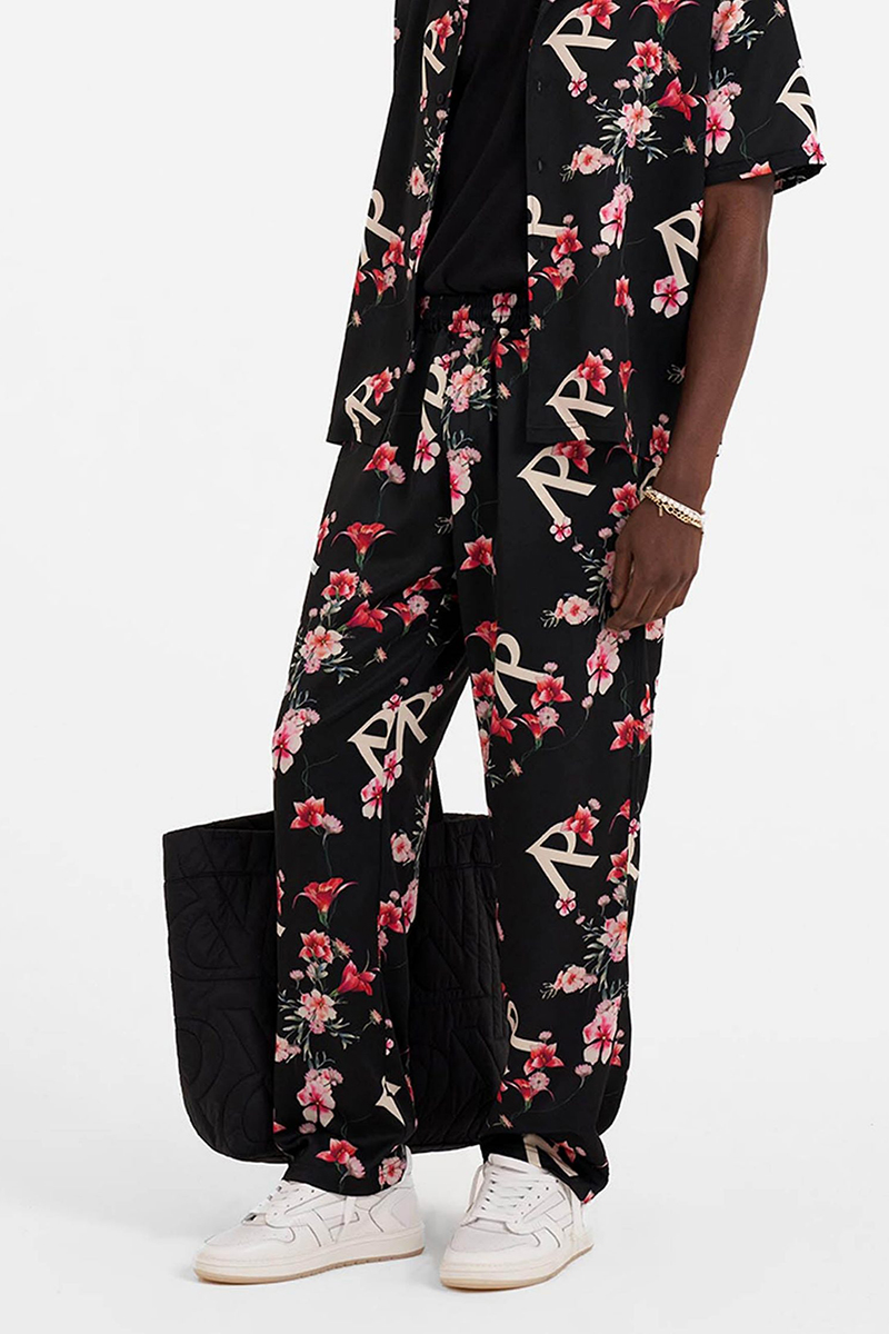 REPRESENT Floral Print Stretch Pants