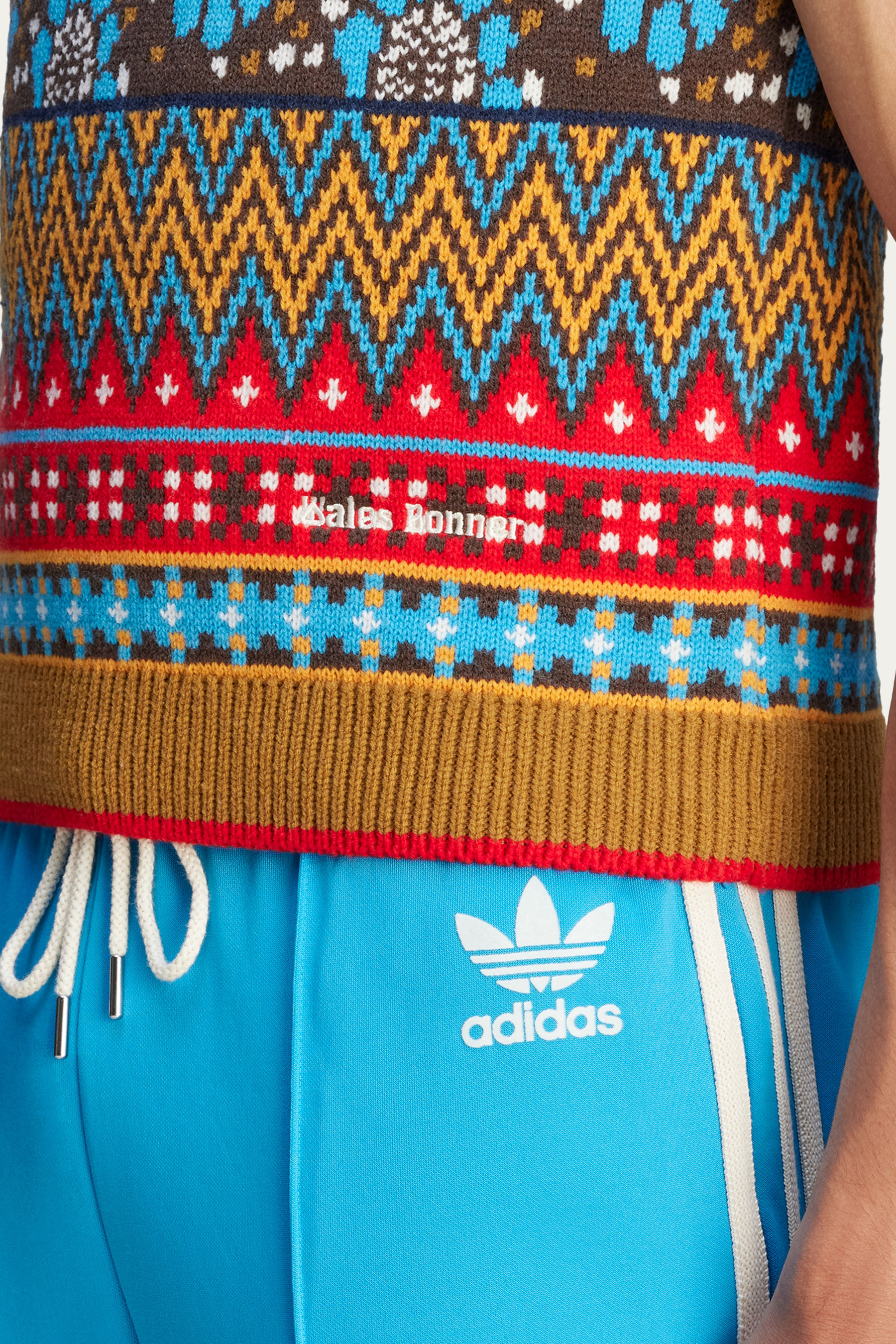ADIDAS X Wales Bonner Patterned Knit Vest ADIDAS X Wales Bonner Patterned Knit Vest