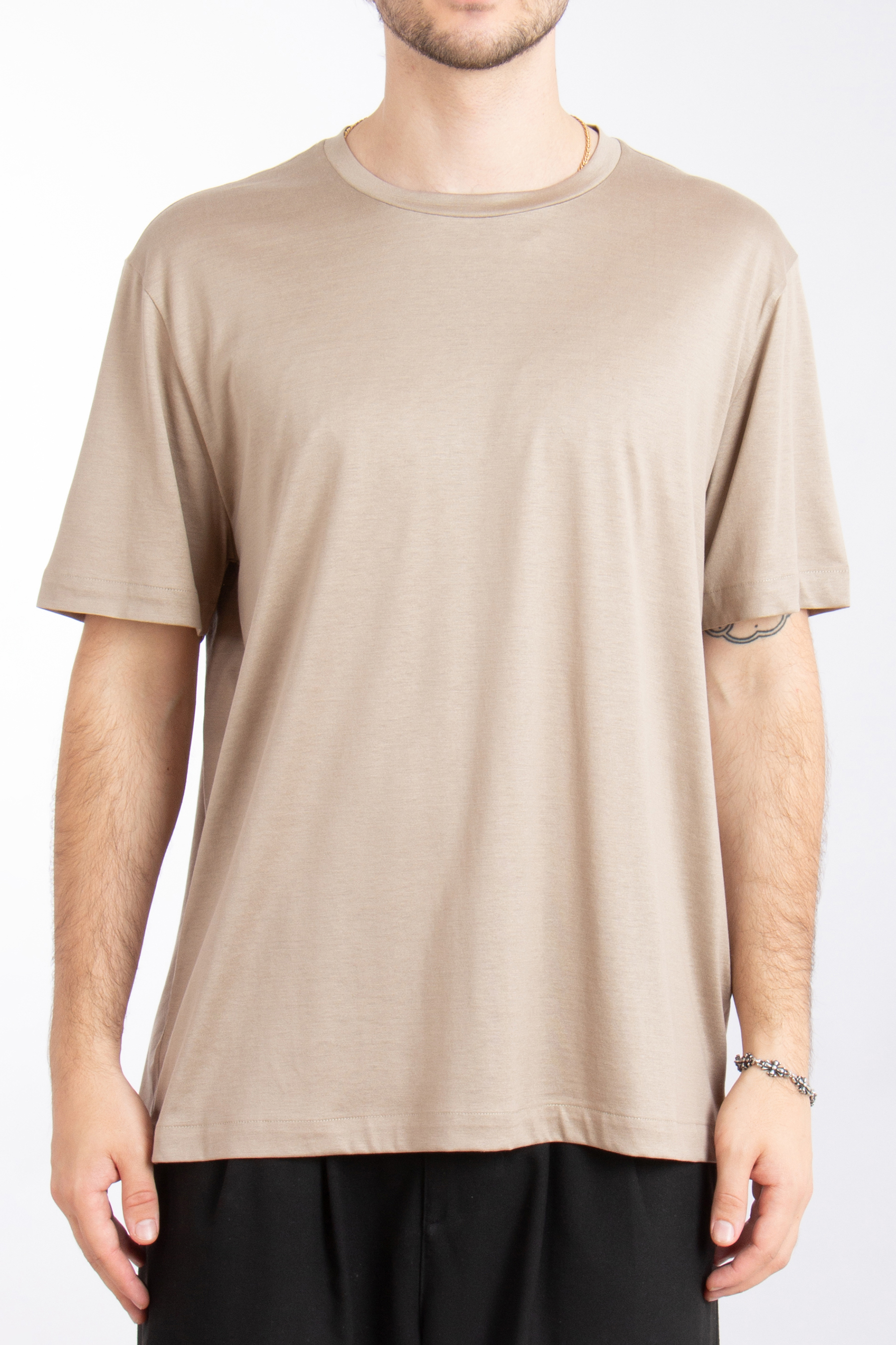 BRIONI Silk-Cotton Blend T-Shirt