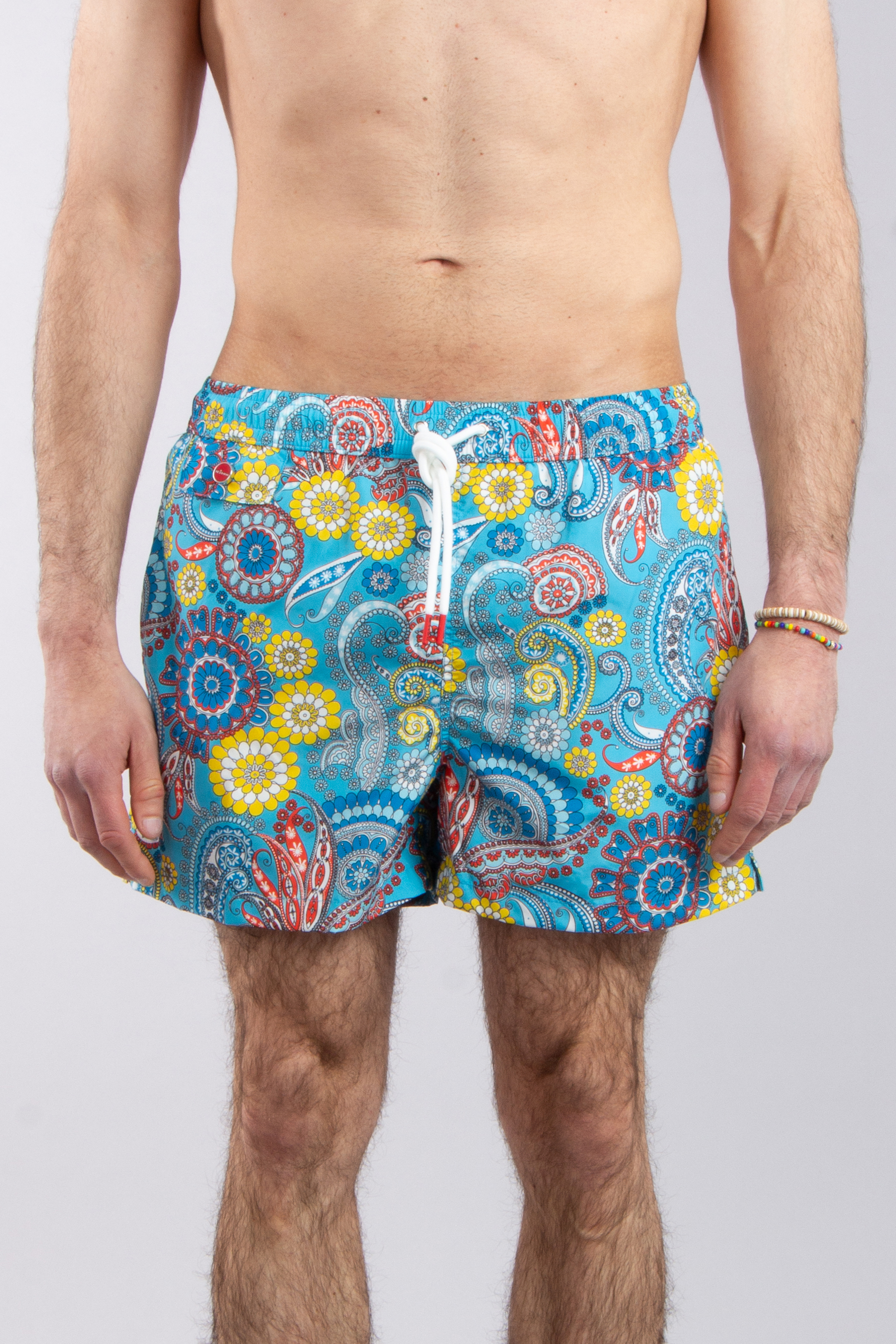 KITON Patterned Swim Shorts