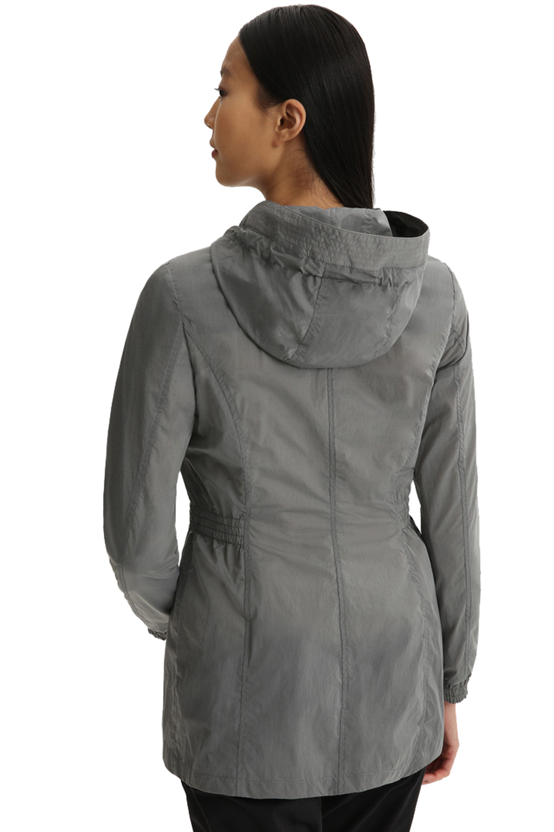 WOOLRICH Hooded Lightweight Down Jacket Violet 