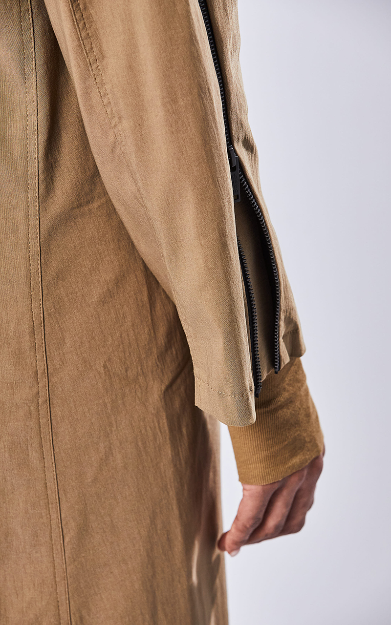 THOM KROM Long Woven Stretch Coat THOM KROM Long Woven Stretch Coat