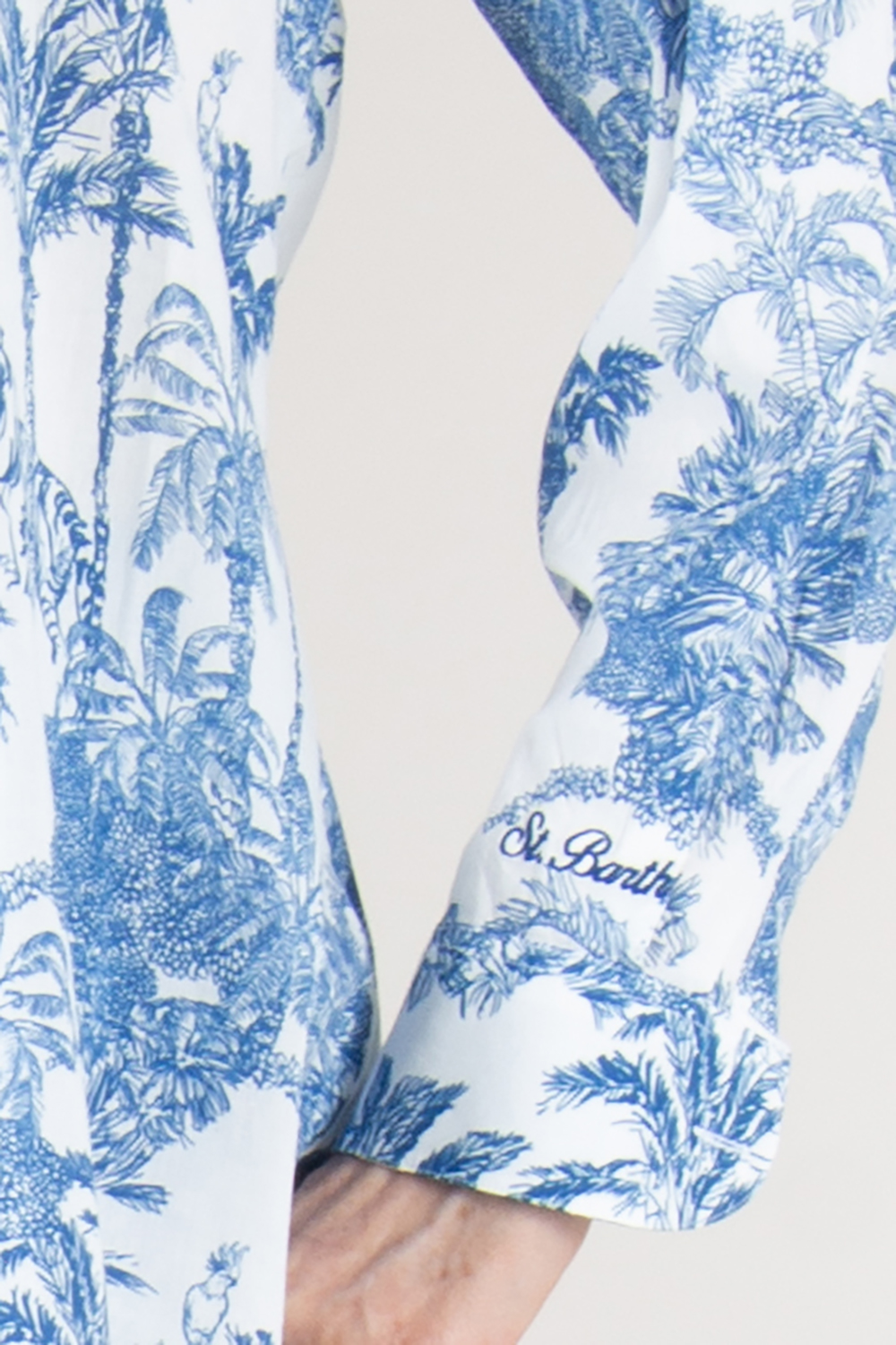 MC 2 SAINT BARTH Patterned Cotton Blouse Brigitte
