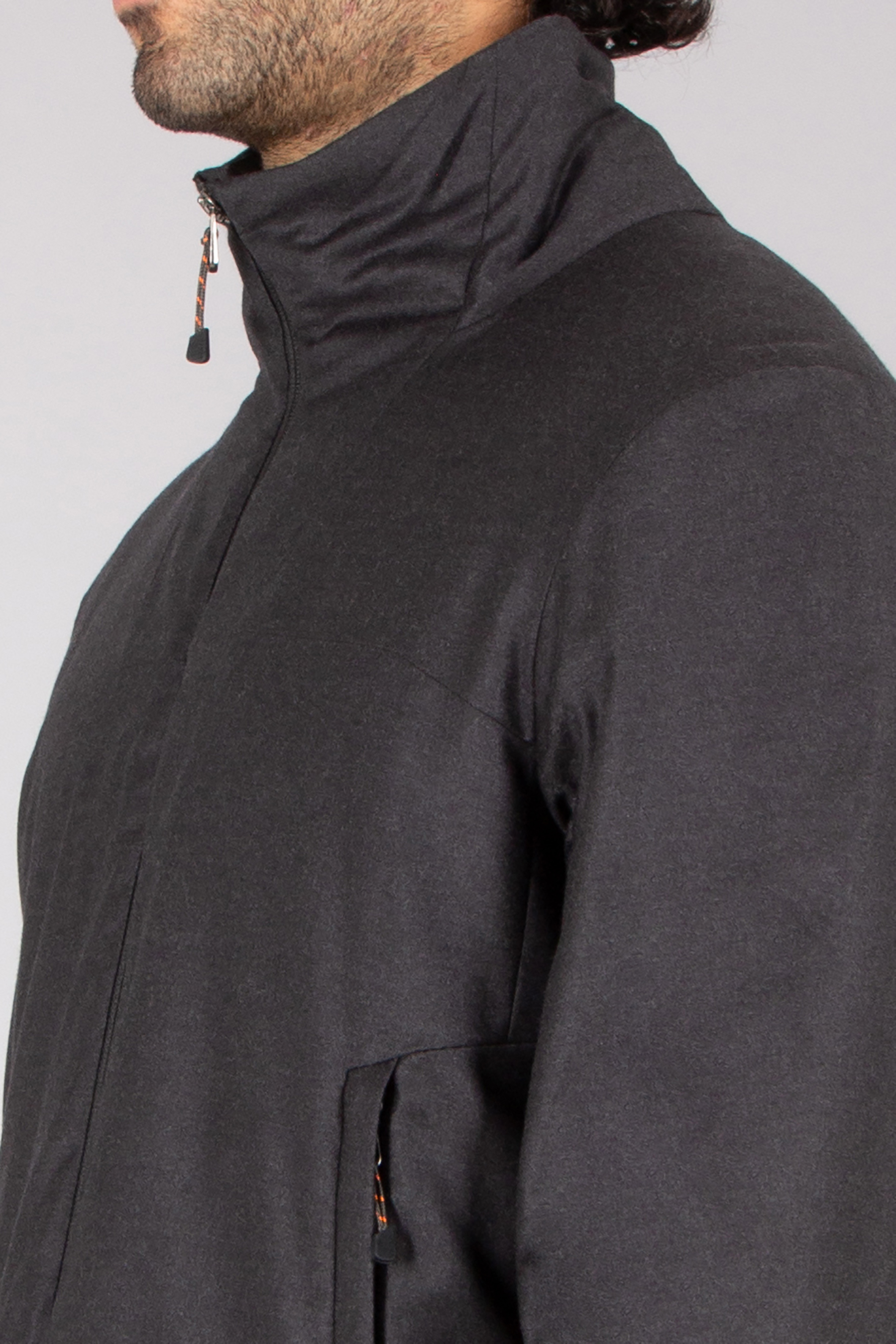 SEASE Regular Fit Insulated Packable Virgin Wool-Silk Flannel Light Warmer Jacket Bekleidung, Mantel, Fleece, Jacke
